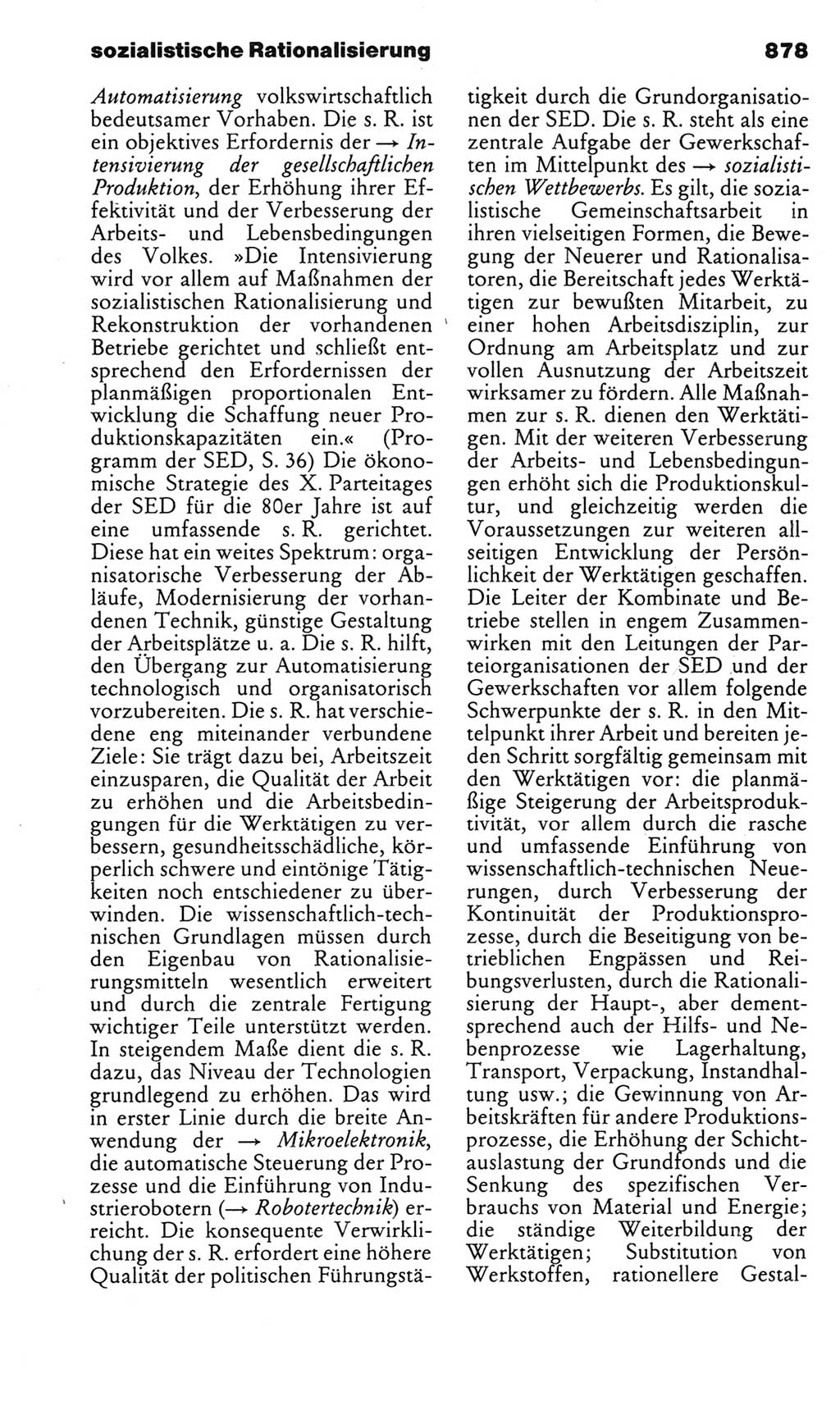 Kleines politisches Wörterbuch [Deutsche Demokratische Republik (DDR)] 1983, Seite 878 (Kl. pol. Wb. DDR 1983, S. 878)