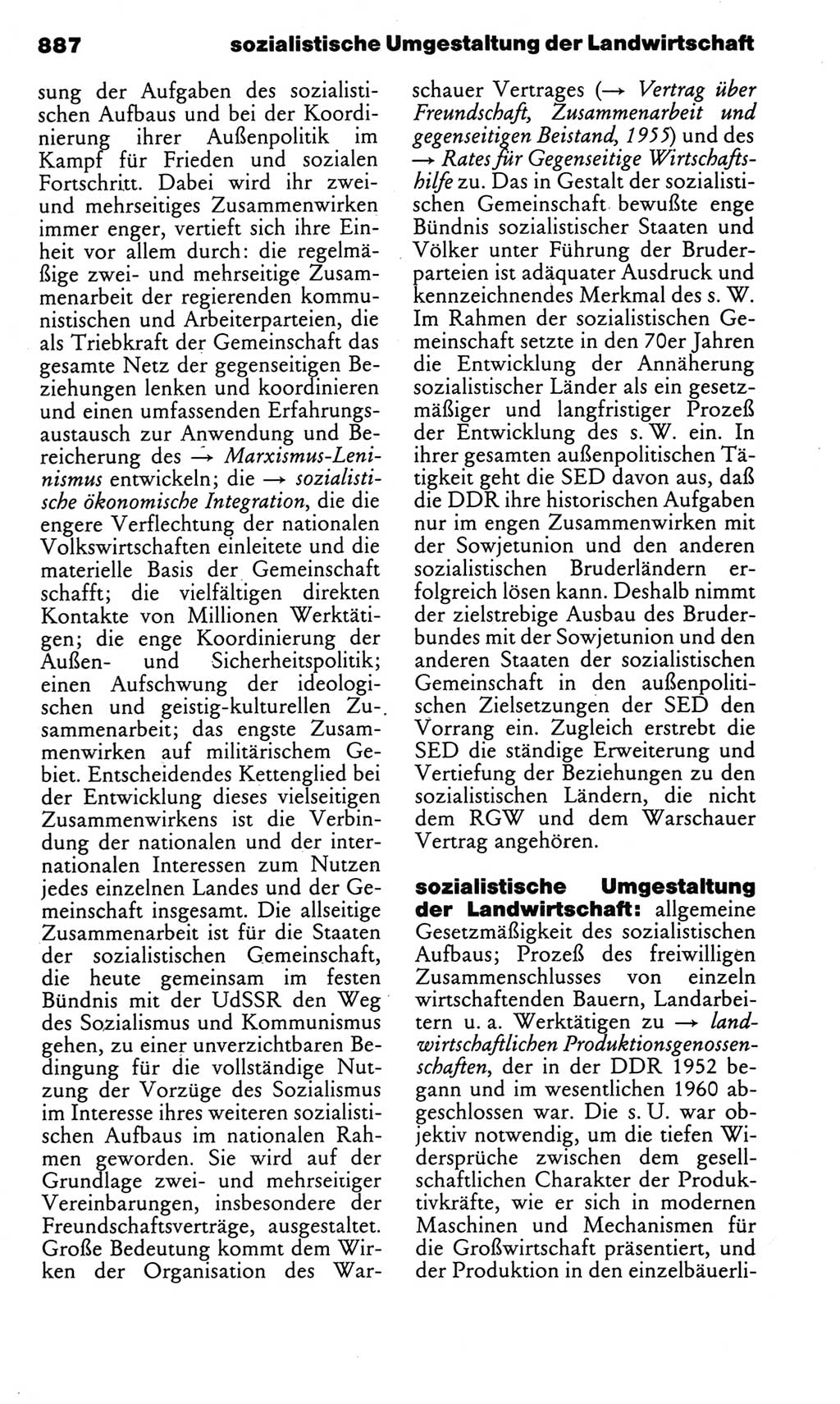 Kleines politisches Wörterbuch [Deutsche Demokratische Republik (DDR)] 1983, Seite 887 (Kl. pol. Wb. DDR 1983, S. 887)