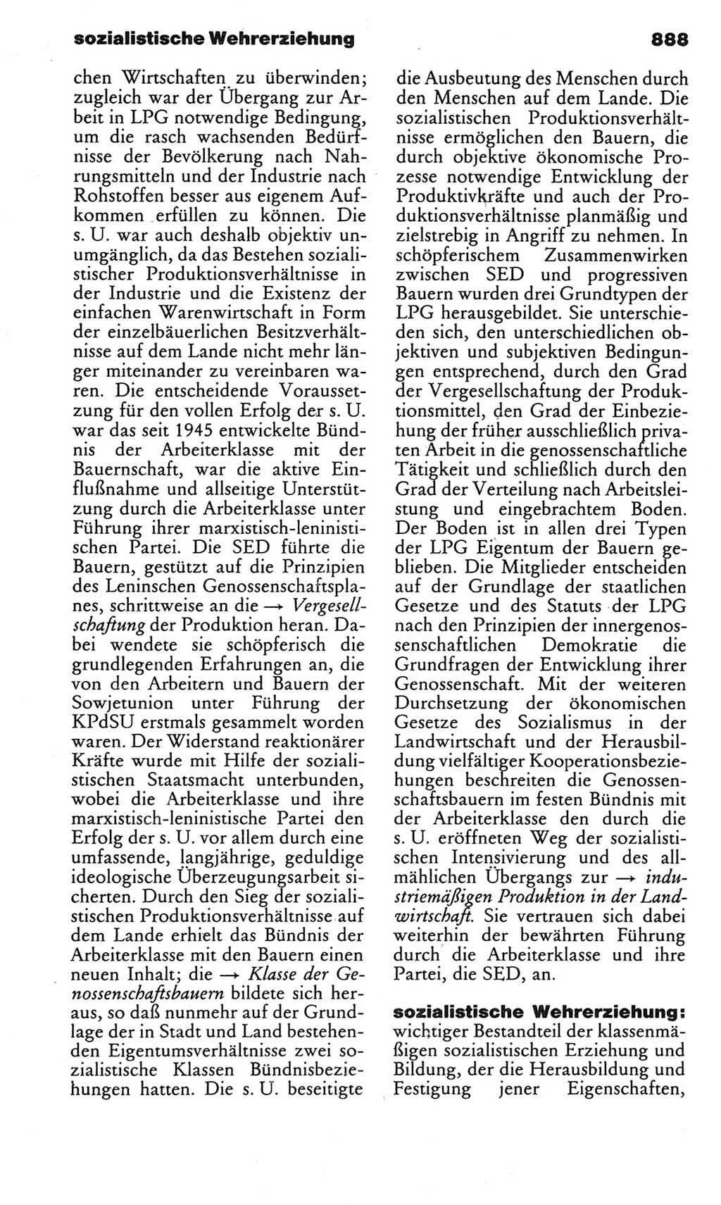 Kleines politisches Wörterbuch [Deutsche Demokratische Republik (DDR)] 1983, Seite 888 (Kl. pol. Wb. DDR 1983, S. 888)