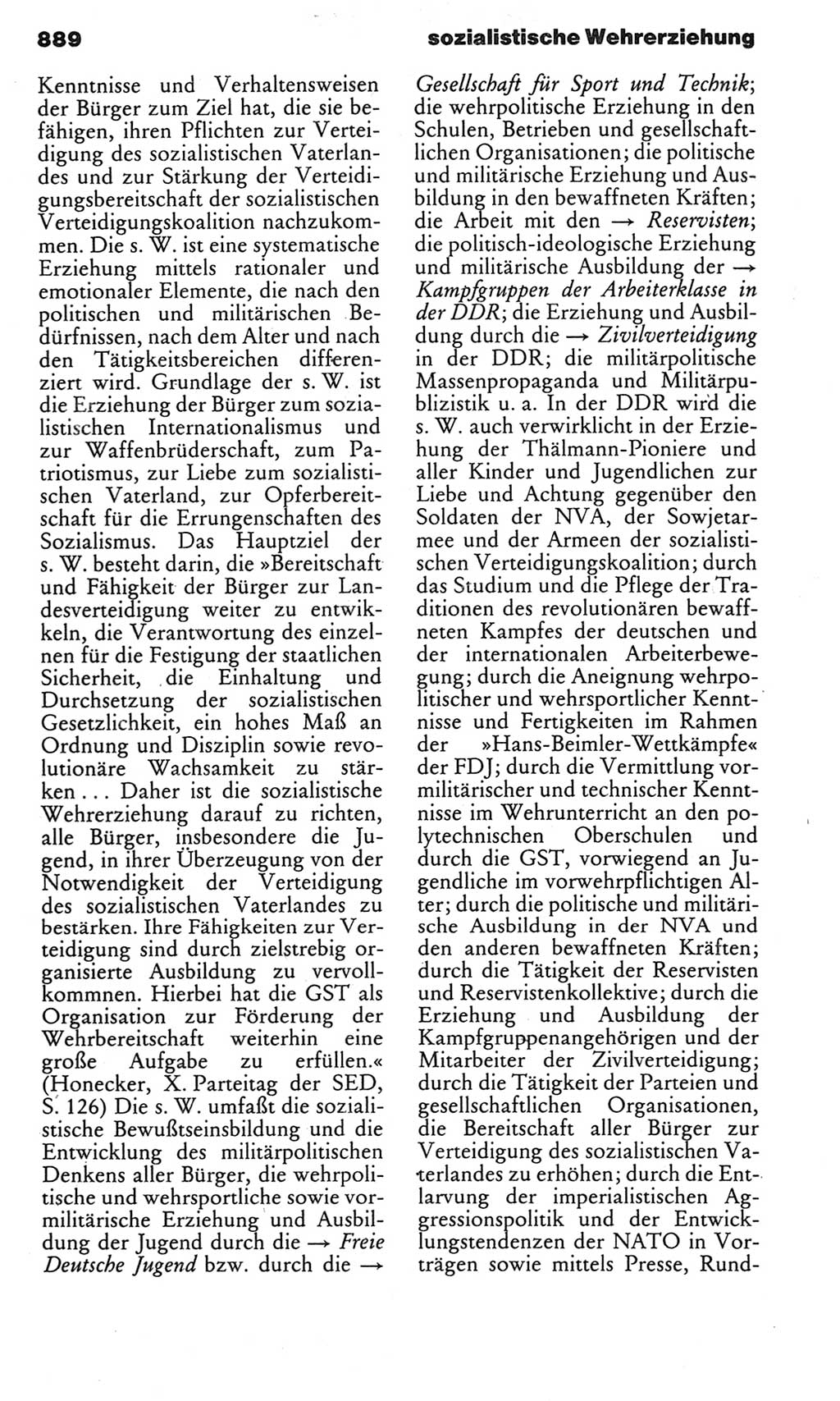 Kleines politisches Wörterbuch [Deutsche Demokratische Republik (DDR)] 1983, Seite 889 (Kl. pol. Wb. DDR 1983, S. 889)