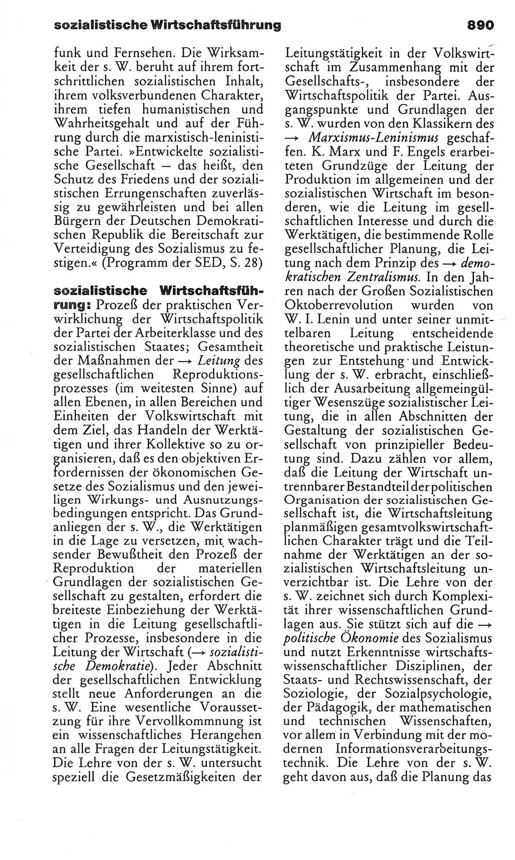 Kleines politisches Wörterbuch [Deutsche Demokratische Republik (DDR)] 1983, Seite 890 (Kl. pol. Wb. DDR 1983, S. 890)