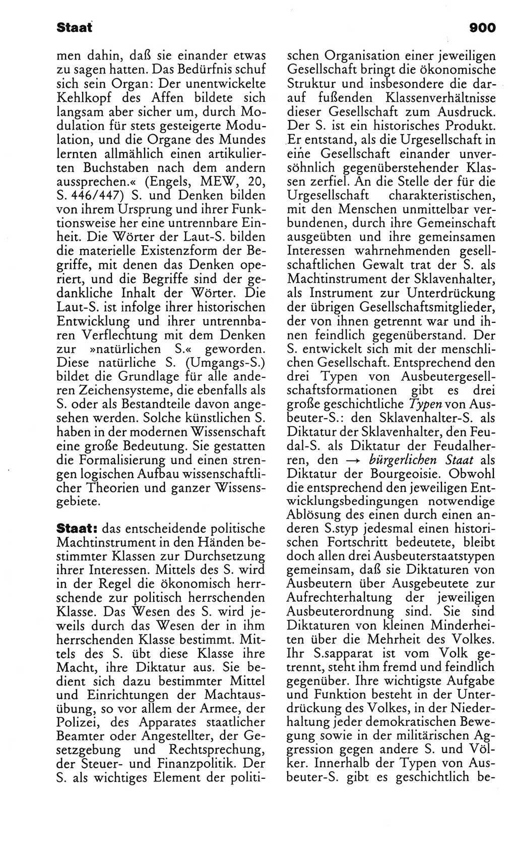 Kleines politisches Wörterbuch [Deutsche Demokratische Republik (DDR)] 1983, Seite 900 (Kl. pol. Wb. DDR 1983, S. 900)