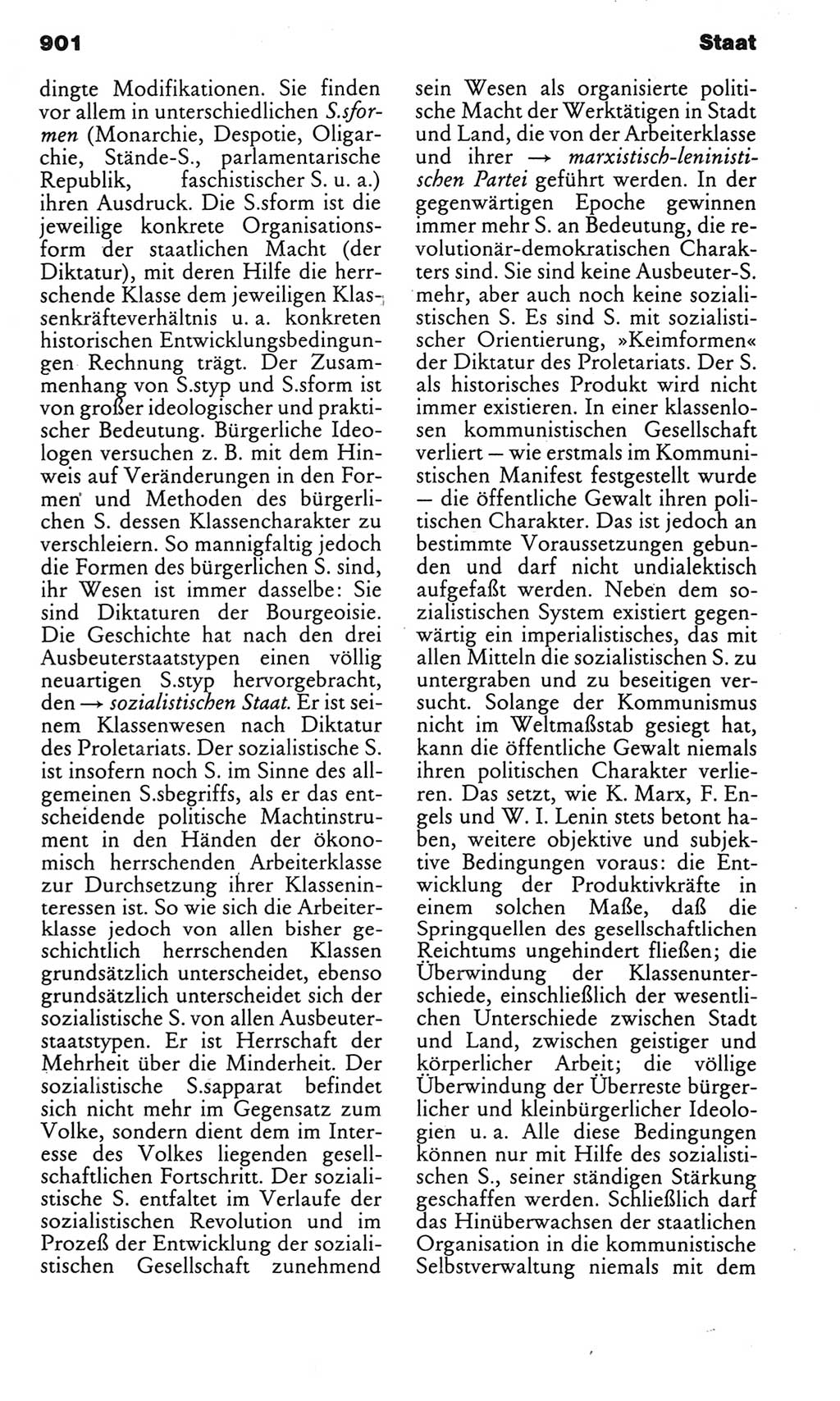 Kleines politisches Wörterbuch [Deutsche Demokratische Republik (DDR)] 1983, Seite 901 (Kl. pol. Wb. DDR 1983, S. 901)