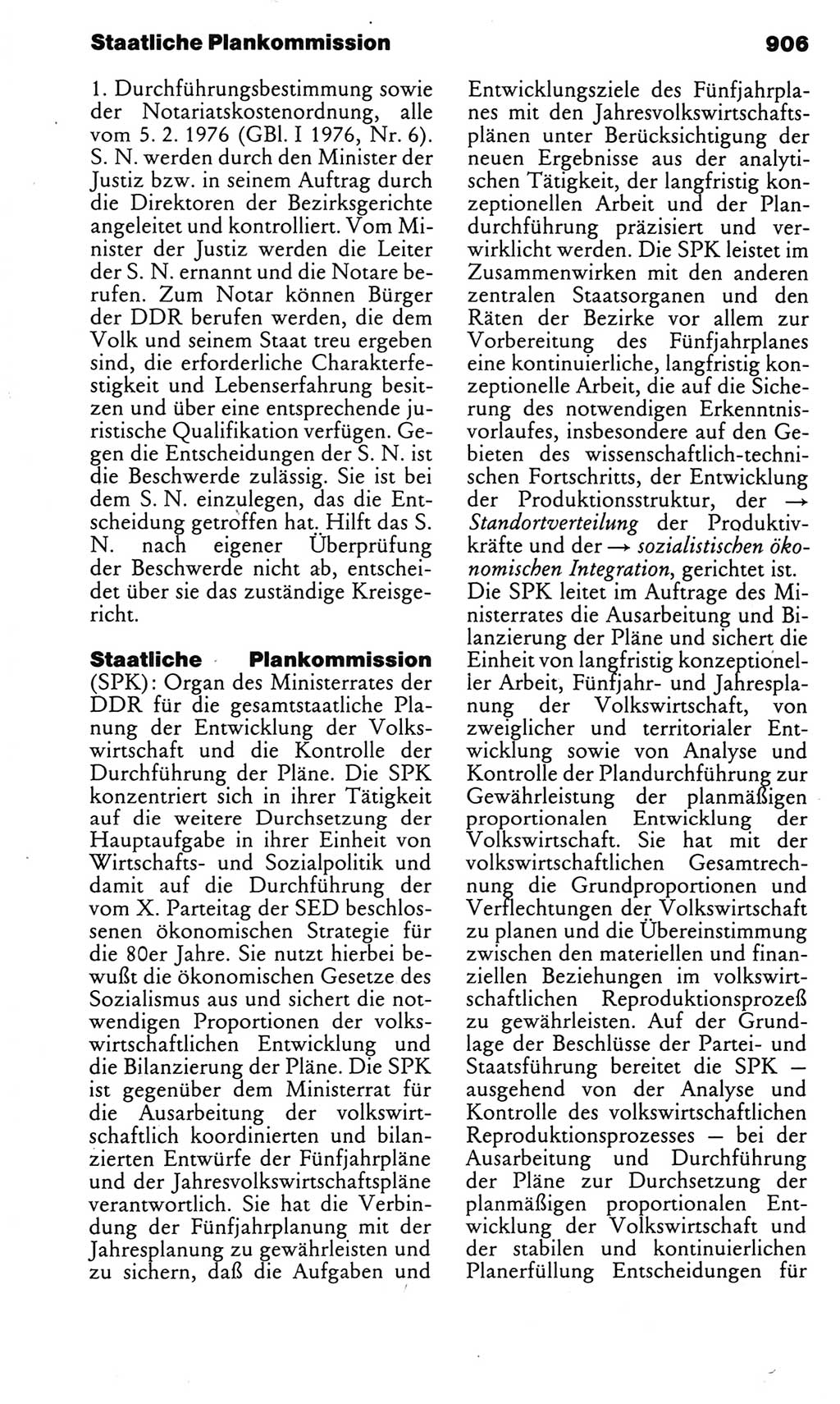 Kleines politisches Wörterbuch [Deutsche Demokratische Republik (DDR)] 1983, Seite 906 (Kl. pol. Wb. DDR 1983, S. 906)