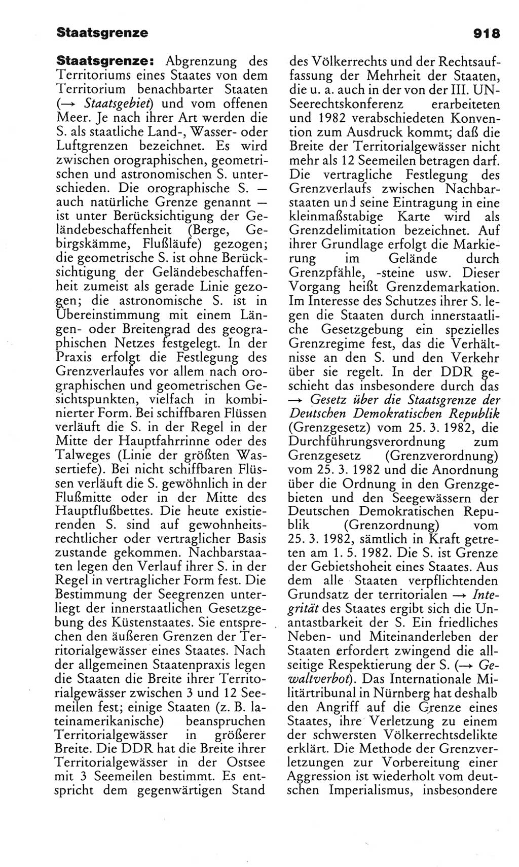 Kleines politisches Wörterbuch [Deutsche Demokratische Republik (DDR)] 1983, Seite 918 (Kl. pol. Wb. DDR 1983, S. 918)