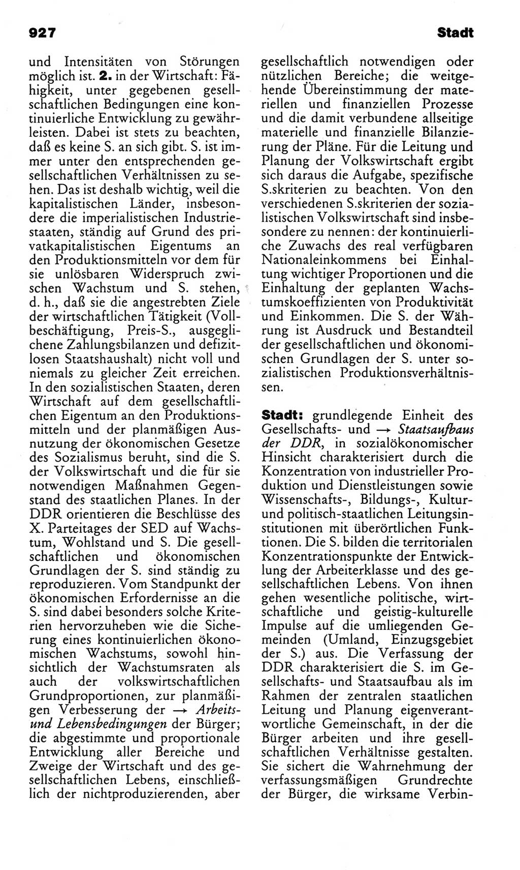 Kleines politisches Wörterbuch [Deutsche Demokratische Republik (DDR)] 1983, Seite 927 (Kl. pol. Wb. DDR 1983, S. 927)