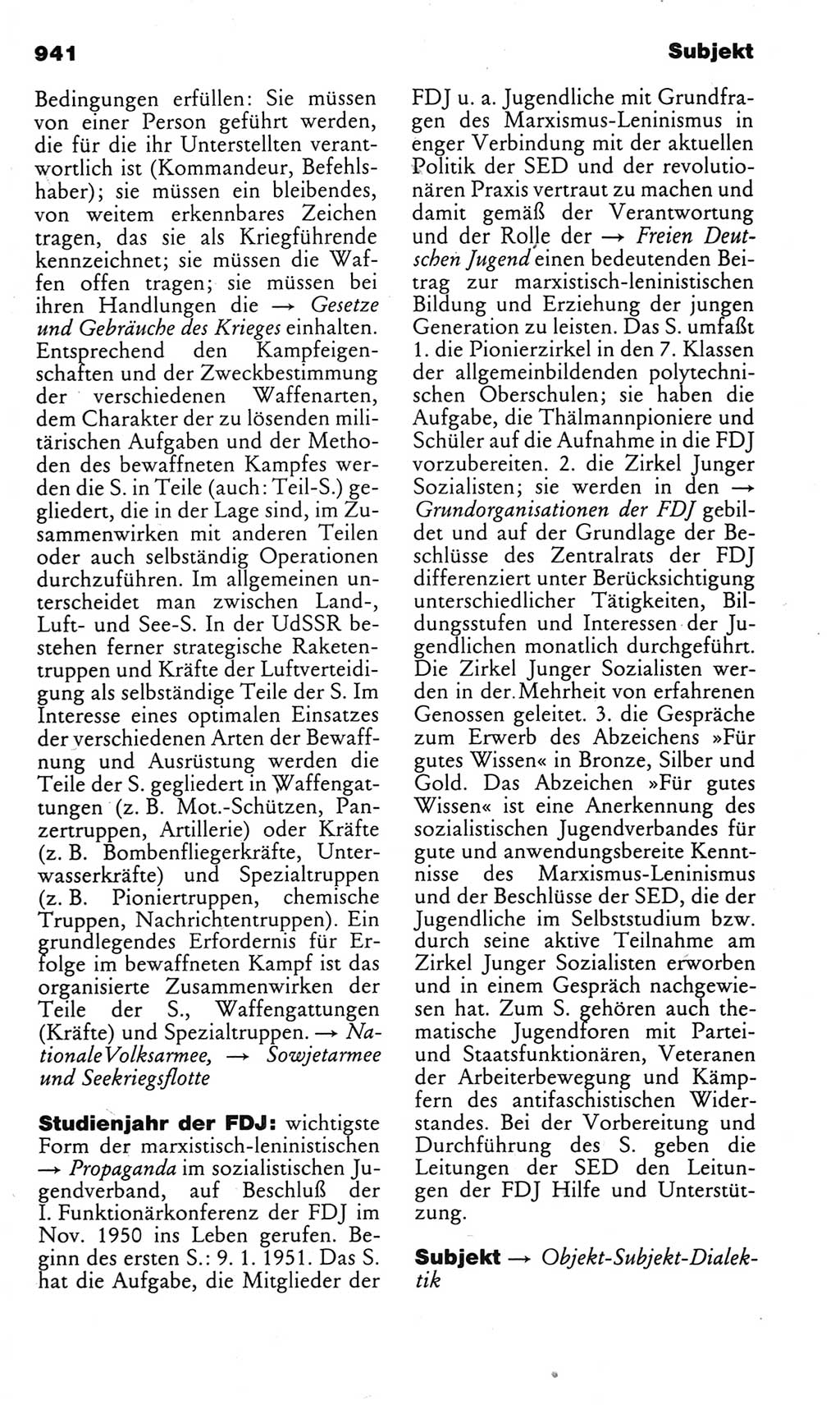 Kleines politisches Wörterbuch [Deutsche Demokratische Republik (DDR)] 1983, Seite 941 (Kl. pol. Wb. DDR 1983, S. 941)