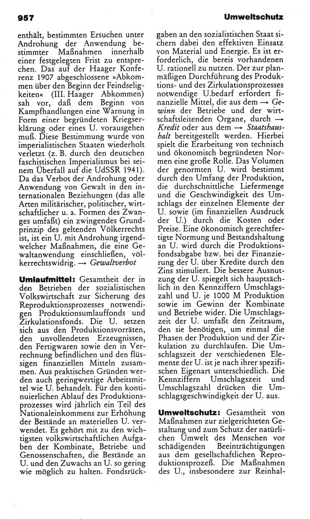 Kleines politisches Wörterbuch [Deutsche Demokratische Republik (DDR)] 1983, Seite 957 (Kl. pol. Wb. DDR 1983, S. 957)
