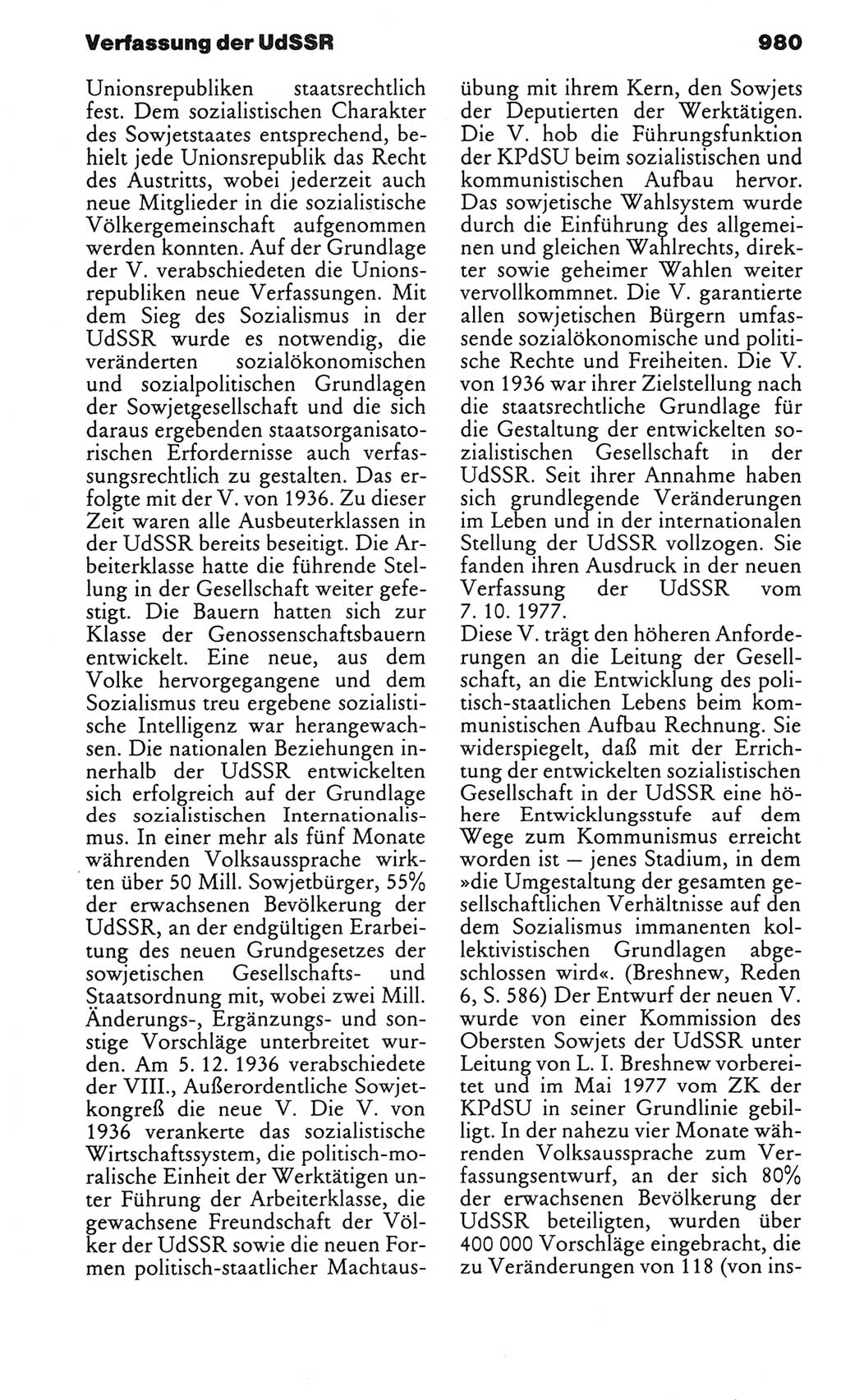 Kleines politisches Wörterbuch [Deutsche Demokratische Republik (DDR)] 1983, Seite 980 (Kl. pol. Wb. DDR 1983, S. 980)
