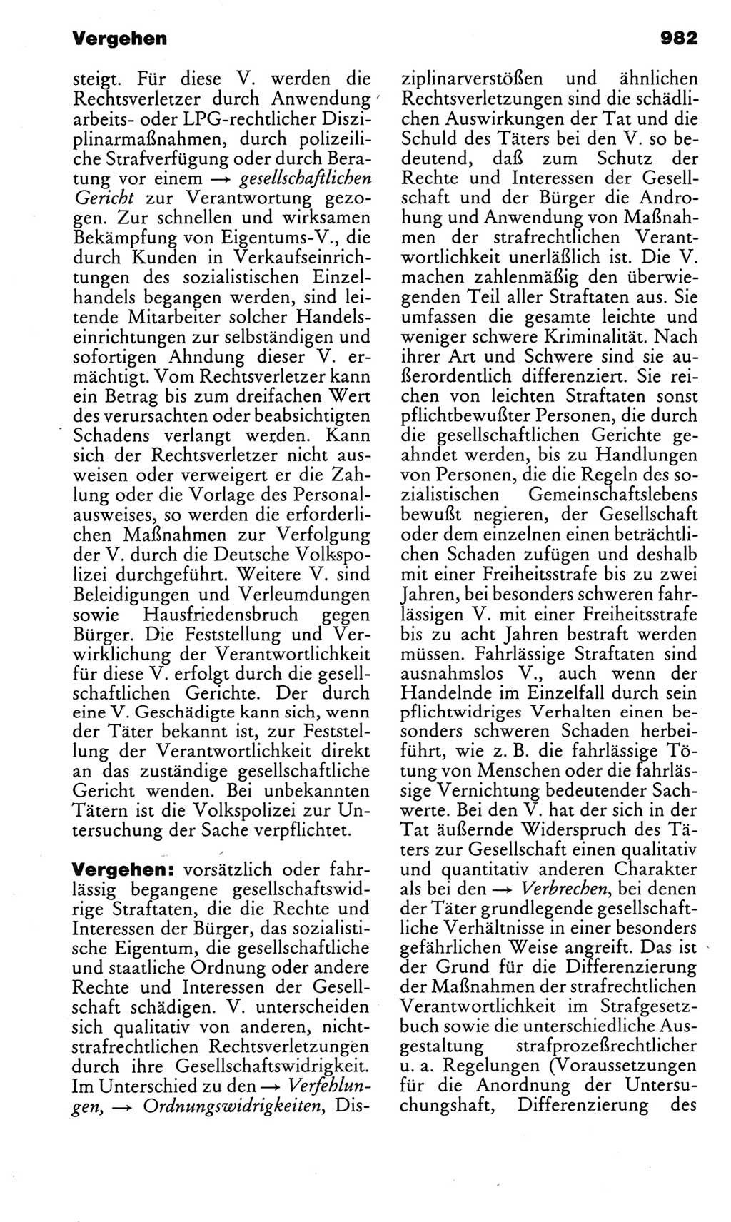 Kleines politisches Wörterbuch [Deutsche Demokratische Republik (DDR)] 1983, Seite 982 (Kl. pol. Wb. DDR 1983, S. 982)