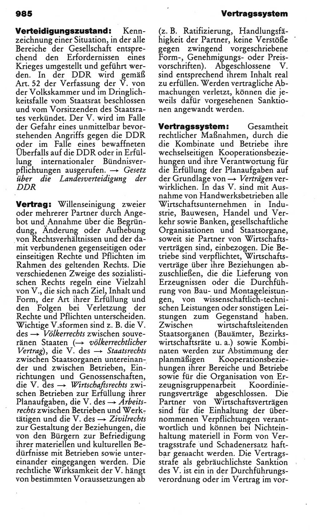 Kleines politisches Wörterbuch [Deutsche Demokratische Republik (DDR)] 1983, Seite 985 (Kl. pol. Wb. DDR 1983, S. 985)