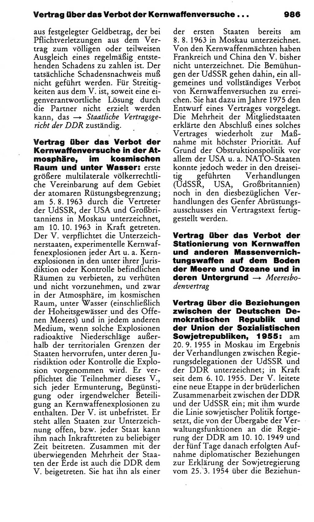 Kleines politisches Wörterbuch [Deutsche Demokratische Republik (DDR)] 1983, Seite 986 (Kl. pol. Wb. DDR 1983, S. 986)