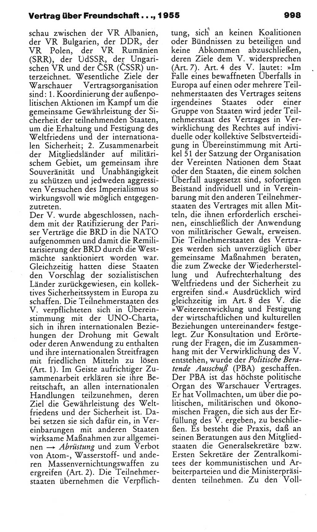 Kleines politisches Wörterbuch [Deutsche Demokratische Republik (DDR)] 1983, Seite 998 (Kl. pol. Wb. DDR 1983, S. 998)