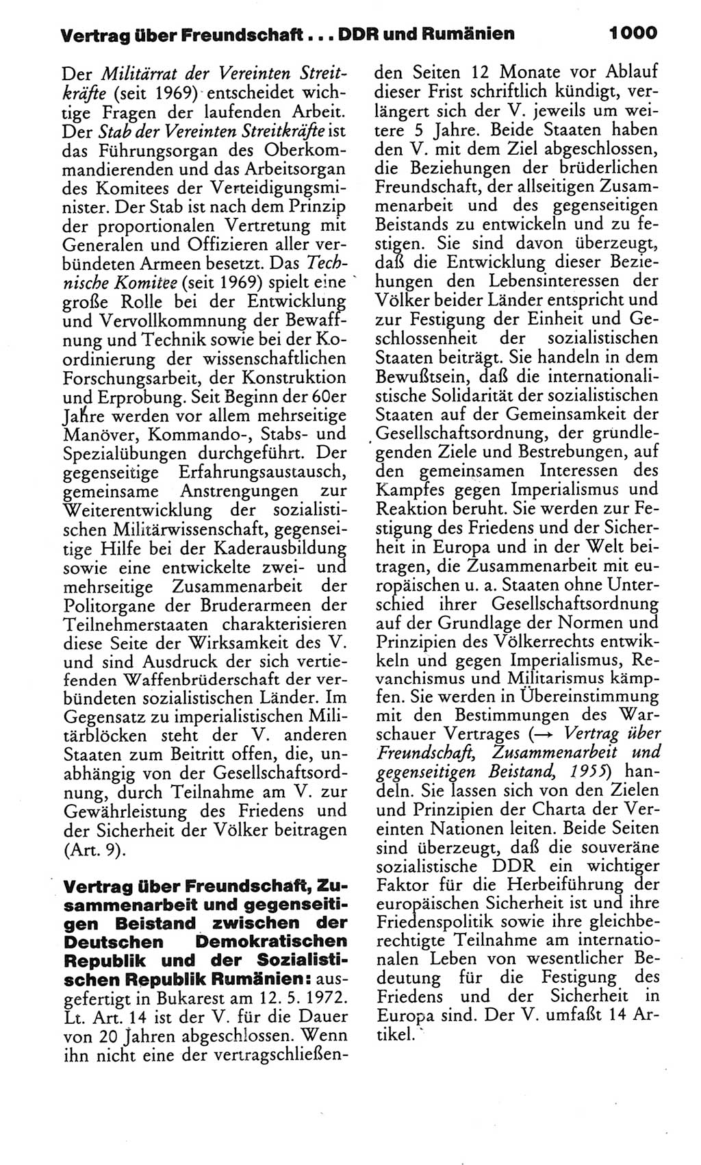 Kleines politisches Wörterbuch [Deutsche Demokratische Republik (DDR)] 1983, Seite 1000 (Kl. pol. Wb. DDR 1983, S. 1000)