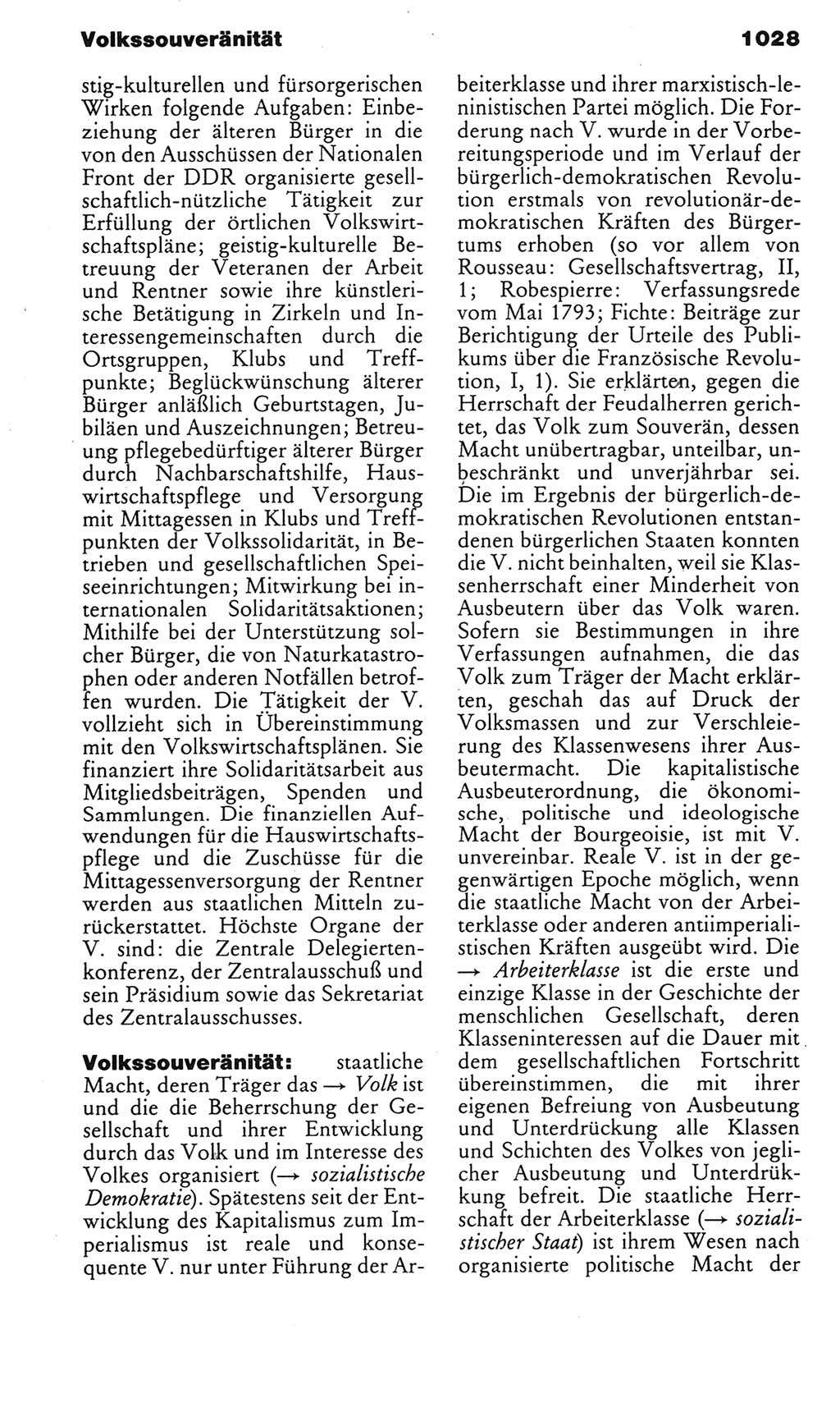 Kleines politisches Wörterbuch [Deutsche Demokratische Republik (DDR)] 1983, Seite 1028 (Kl. pol. Wb. DDR 1983, S. 1028)