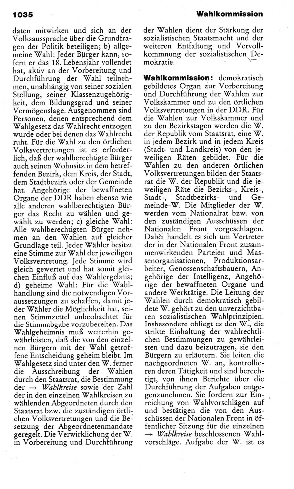 Kleines politisches Wörterbuch [Deutsche Demokratische Republik (DDR)] 1983, Seite 1035 (Kl. pol. Wb. DDR 1983, S. 1035)