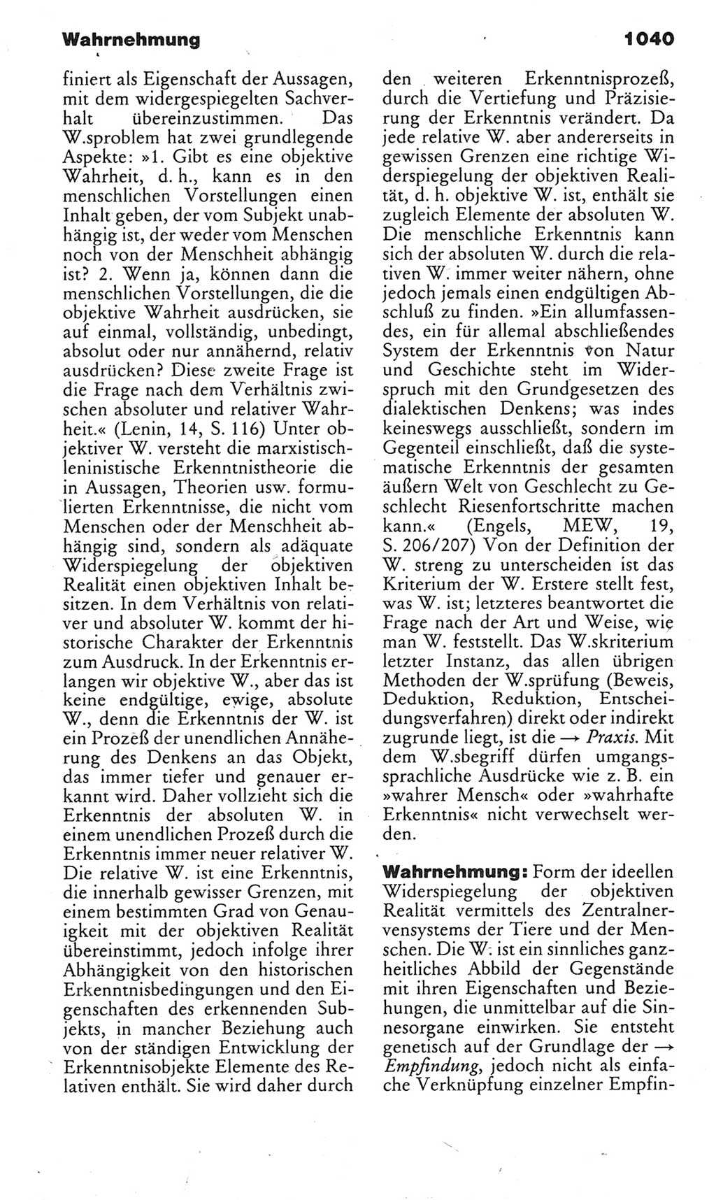Kleines politisches Wörterbuch [Deutsche Demokratische Republik (DDR)] 1983, Seite 1040 (Kl. pol. Wb. DDR 1983, S. 1040)
