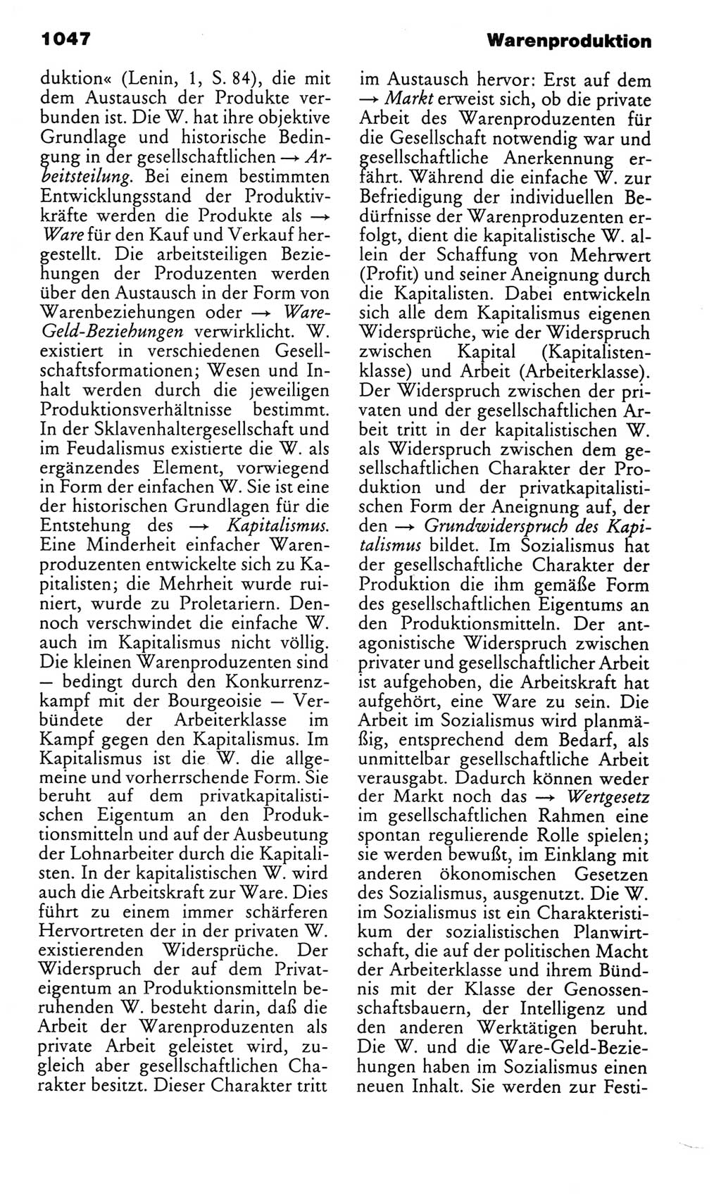 Kleines politisches Wörterbuch [Deutsche Demokratische Republik (DDR)] 1983, Seite 1047 (Kl. pol. Wb. DDR 1983, S. 1047)