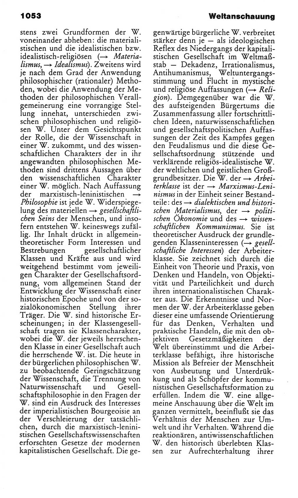 Kleines politisches Wörterbuch [Deutsche Demokratische Republik (DDR)] 1983, Seite 1053 (Kl. pol. Wb. DDR 1983, S. 1053)