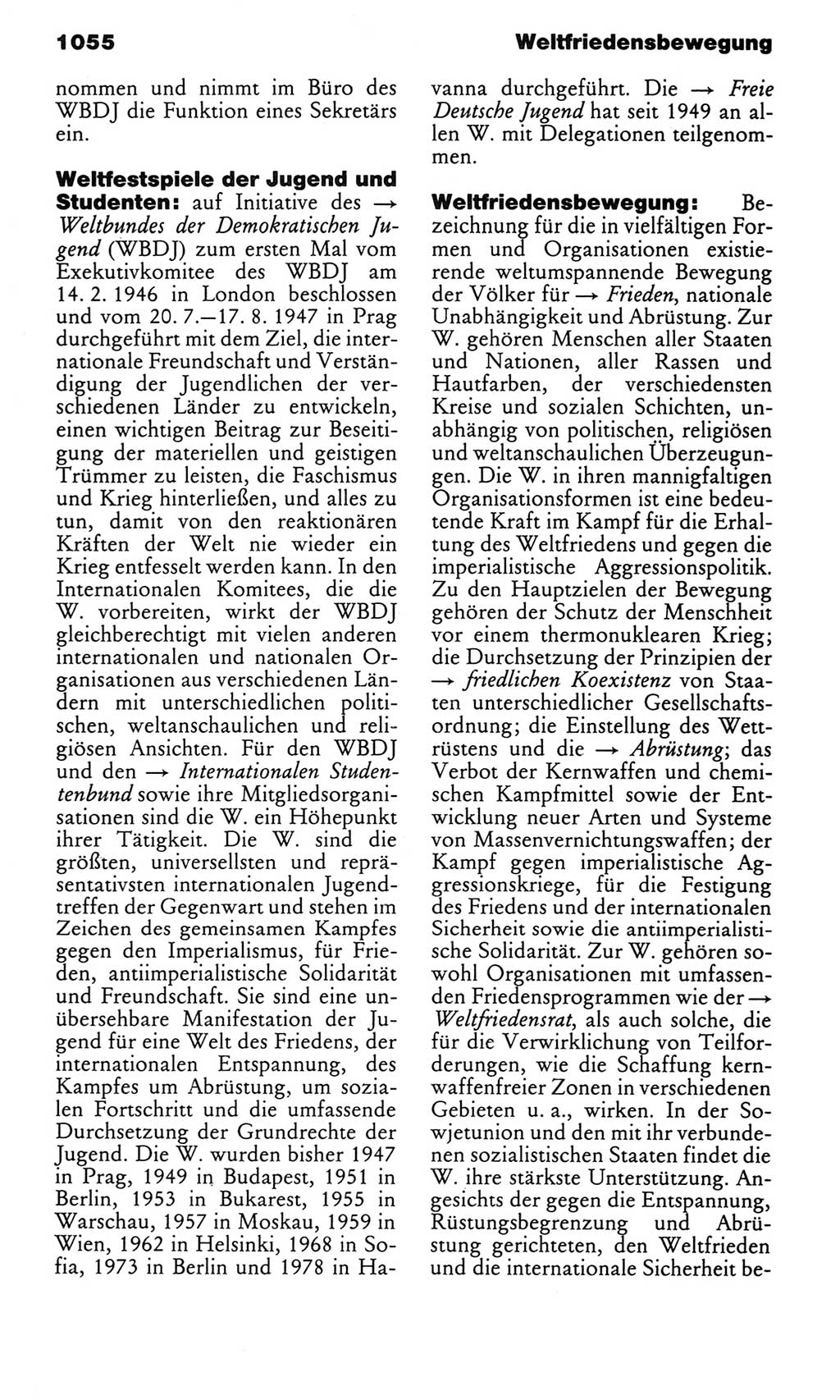 Kleines politisches Wörterbuch [Deutsche Demokratische Republik (DDR)] 1983, Seite 1055 (Kl. pol. Wb. DDR 1983, S. 1055)