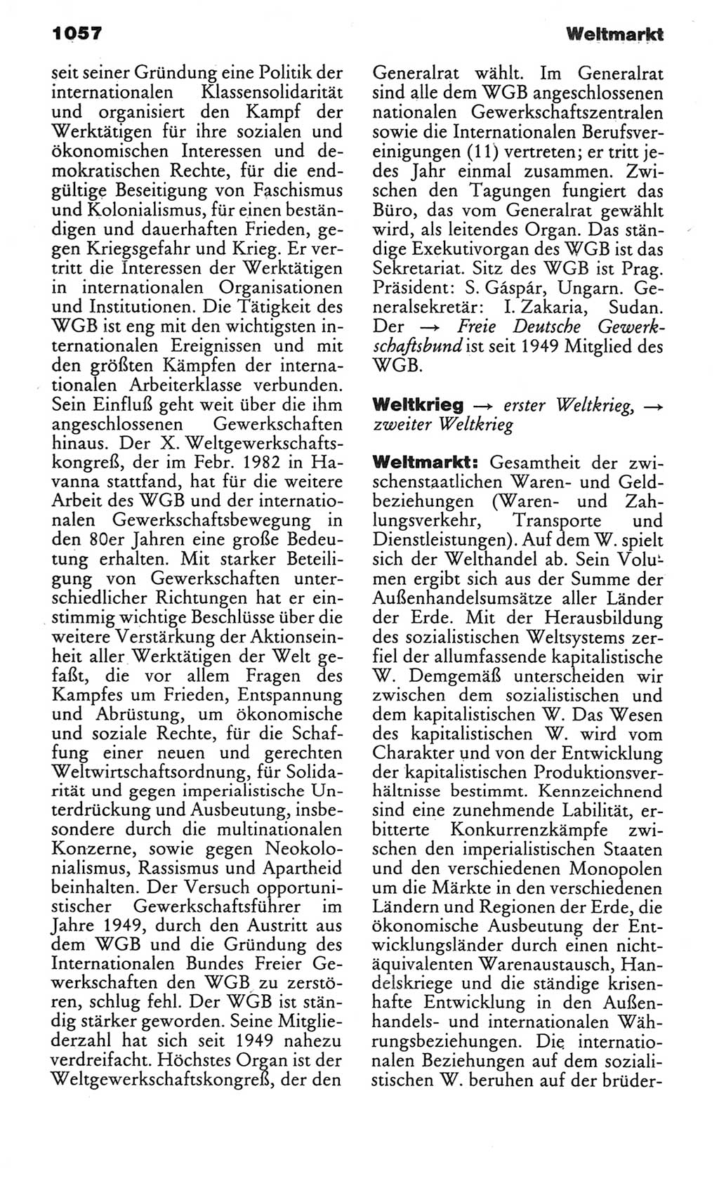 Kleines politisches Wörterbuch [Deutsche Demokratische Republik (DDR)] 1983, Seite 1057 (Kl. pol. Wb. DDR 1983, S. 1057)