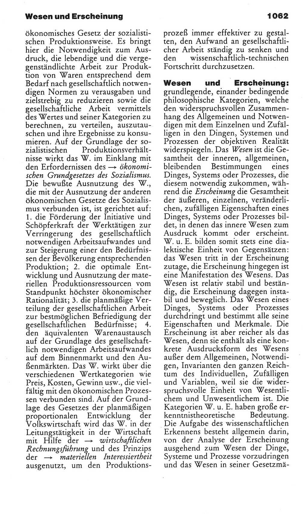Kleines politisches Wörterbuch [Deutsche Demokratische Republik (DDR)] 1983, Seite 1062 (Kl. pol. Wb. DDR 1983, S. 1062)