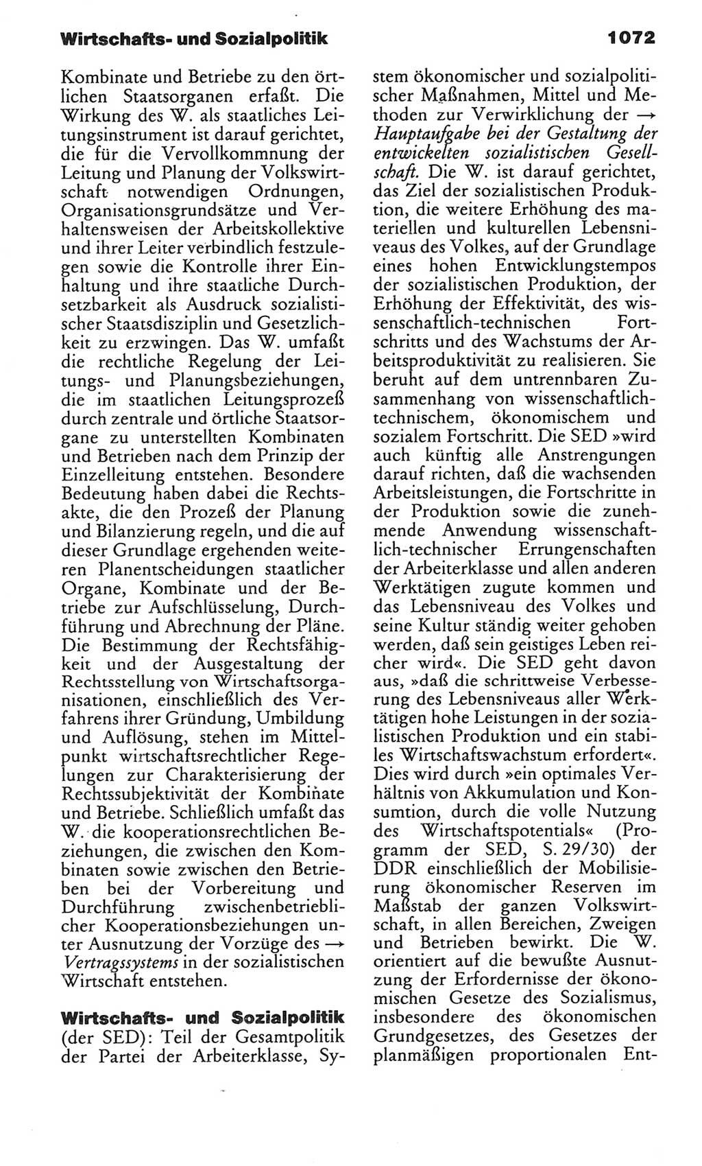 Kleines politisches Wörterbuch [Deutsche Demokratische Republik (DDR)] 1983, Seite 1072 (Kl. pol. Wb. DDR 1983, S. 1072)