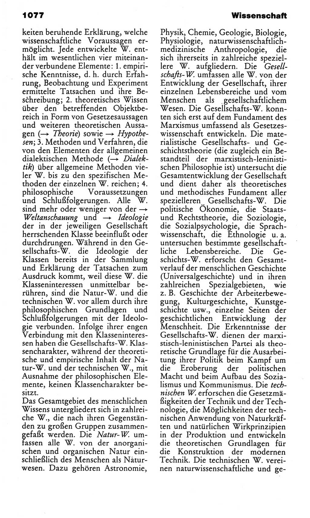 Kleines politisches Wörterbuch [Deutsche Demokratische Republik (DDR)] 1983, Seite 1077 (Kl. pol. Wb. DDR 1983, S. 1077)