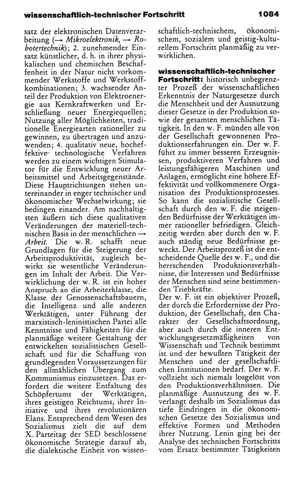 Kleines politisches Wörterbuch [Deutsche Demokratische Republik (DDR)] 1983, Seite 1084 (Kl. pol. Wb. DDR 1983, S. 1084)