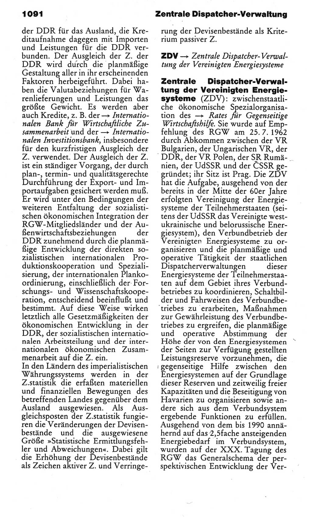 Kleines politisches Wörterbuch [Deutsche Demokratische Republik (DDR)] 1983, Seite 1091 (Kl. pol. Wb. DDR 1983, S. 1091)