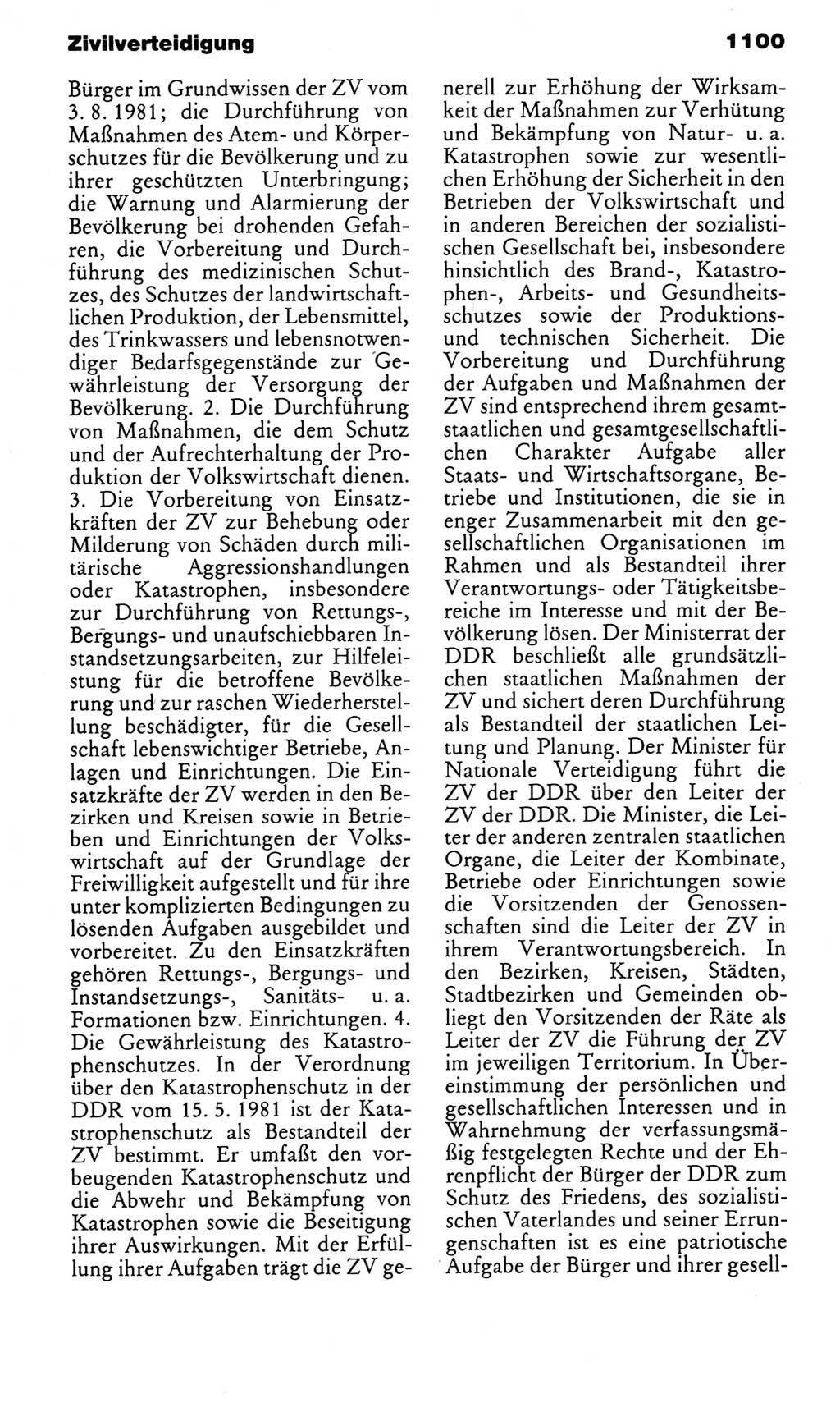Kleines politisches Wörterbuch [Deutsche Demokratische Republik (DDR)] 1983, Seite 1100 (Kl. pol. Wb. DDR 1983, S. 1100)