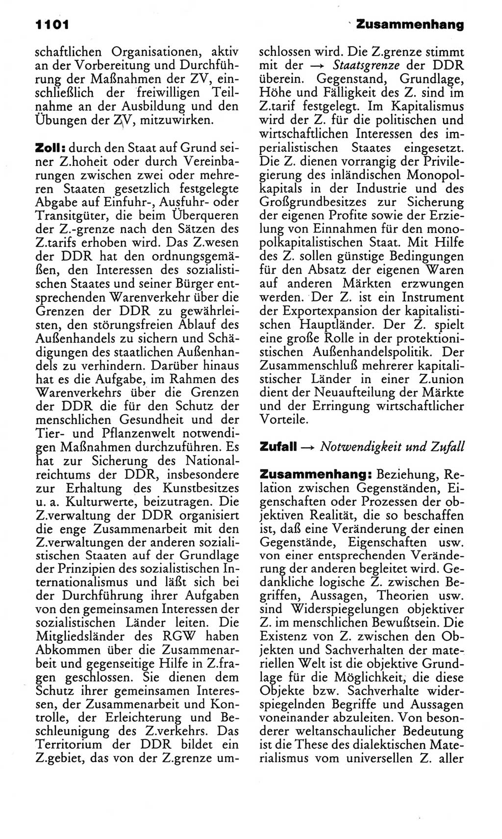 Kleines politisches Wörterbuch [Deutsche Demokratische Republik (DDR)] 1983, Seite 1101 (Kl. pol. Wb. DDR 1983, S. 1101)