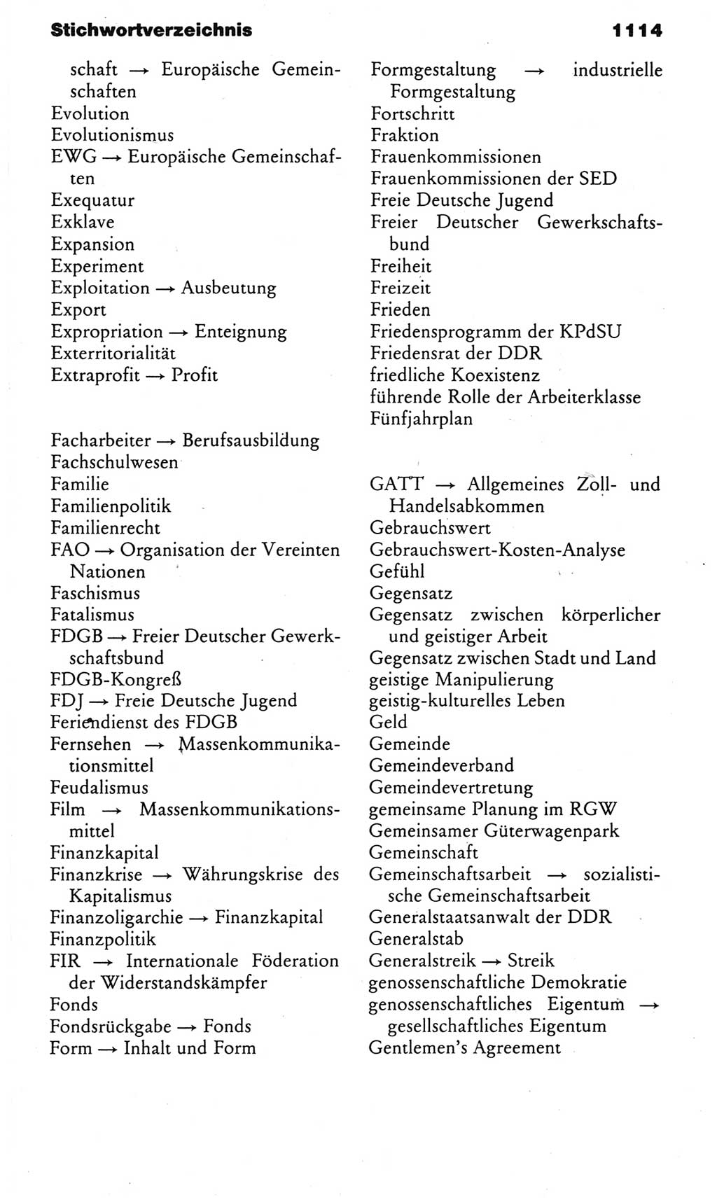 Kleines politisches Wörterbuch [Deutsche Demokratische Republik (DDR)] 1983, Seite 1114 (Kl. pol. Wb. DDR 1983, S. 1114)