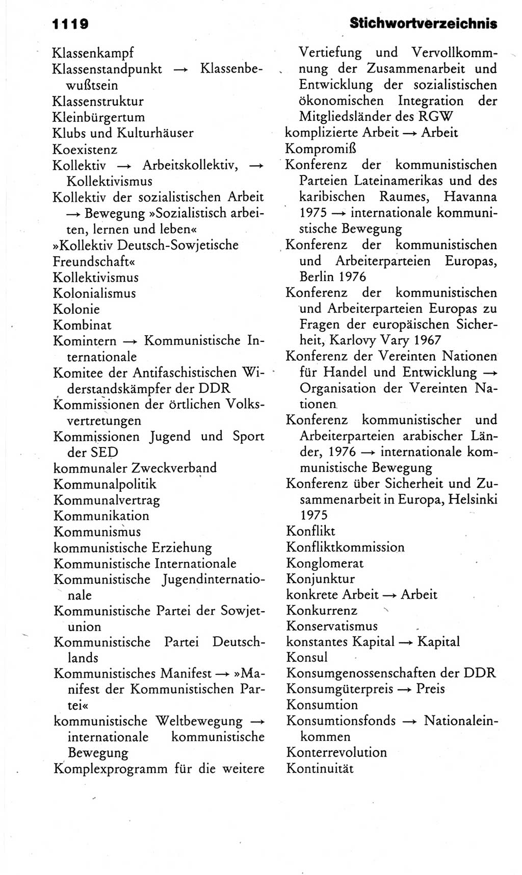 Kleines politisches Wörterbuch [Deutsche Demokratische Republik (DDR)] 1983, Seite 1119 (Kl. pol. Wb. DDR 1983, S. 1119)