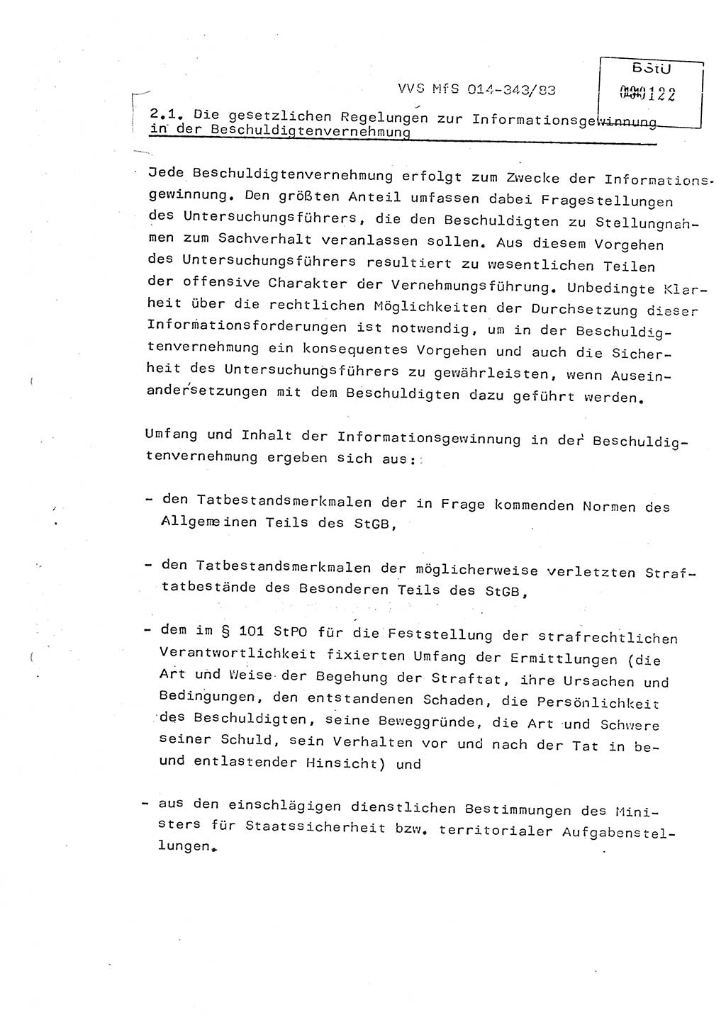 Lektion Ministerium für Staatssicherheit (MfS) [Deutsche Demokratische Republik (DDR)], Hauptabteilung (HA) Ⅸ, Vertrauliche Verschlußsache (VVS) o014-343/83, Berlin 1983, Seite 14 (Lekt. MfS DDR HA Ⅸ VVS o014-343/83 1983, S. 14)