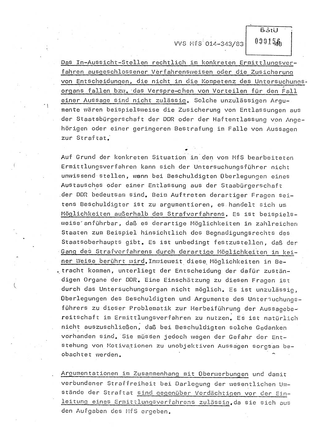 Lektion Ministerium für Staatssicherheit (MfS) [Deutsche Demokratische Republik (DDR)], Hauptabteilung (HA) Ⅸ, Vertrauliche Verschlußsache (VVS) o014-343/83, Berlin 1983, Seite 48 (Lekt. MfS DDR HA Ⅸ VVS o014-343/83 1983, S. 48)