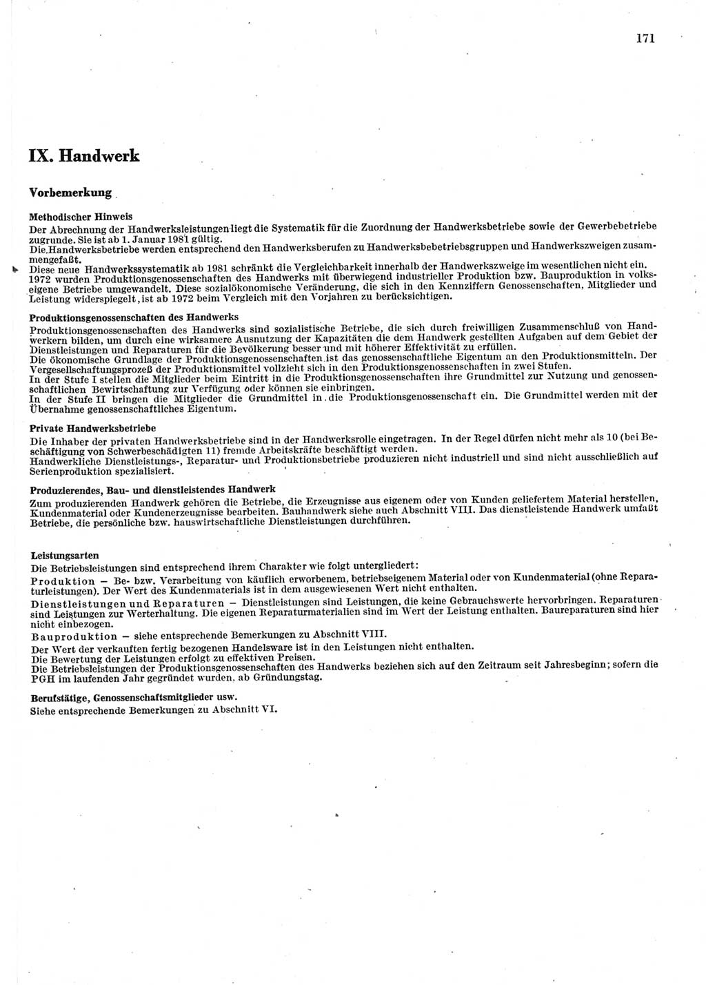 Statistisches Jahrbuch der Deutschen Demokratischen Republik (DDR) 1983, Seite 171 (Stat. Jb. DDR 1983, S. 171)