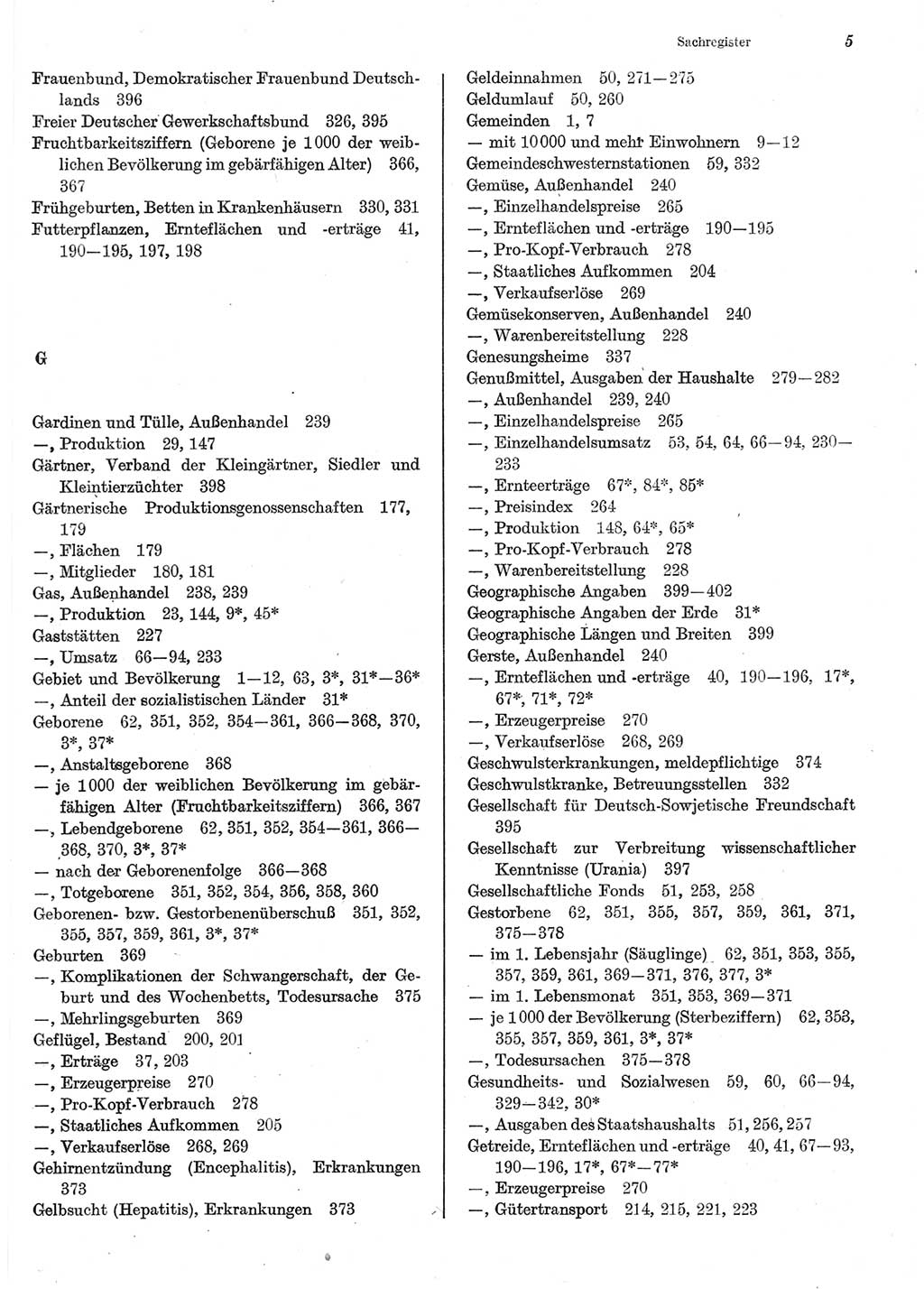 Statistisches Jahrbuch der Deutschen Demokratischen Republik (DDR) 1983, Seite 5 (Stat. Jb. DDR 1983, S. 5)