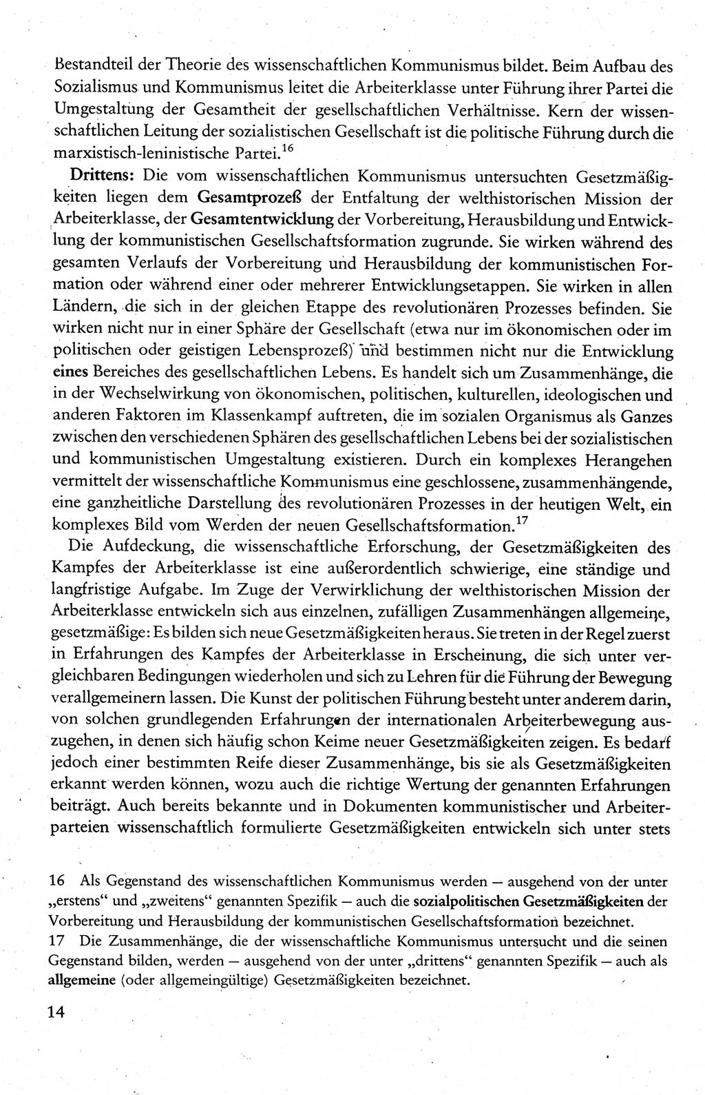 Wissenschaftlicher Kommunismus [Deutsche Demokratische Republik (DDR)], Lehrbuch für das marxistisch-leninistische Grundlagenstudium 1983, Seite 14 (Wiss. Komm. DDR Lb. 1983, S. 14)