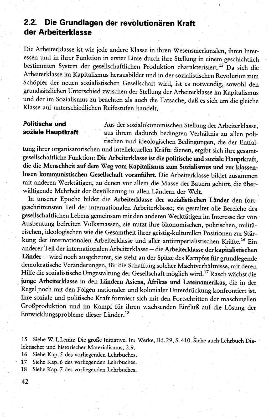 Wissenschaftlicher Kommunismus [Deutsche Demokratische Republik (DDR)], Lehrbuch für das marxistisch-leninistische Grundlagenstudium 1983, Seite 42 (Wiss. Komm. DDR Lb. 1983, S. 42)