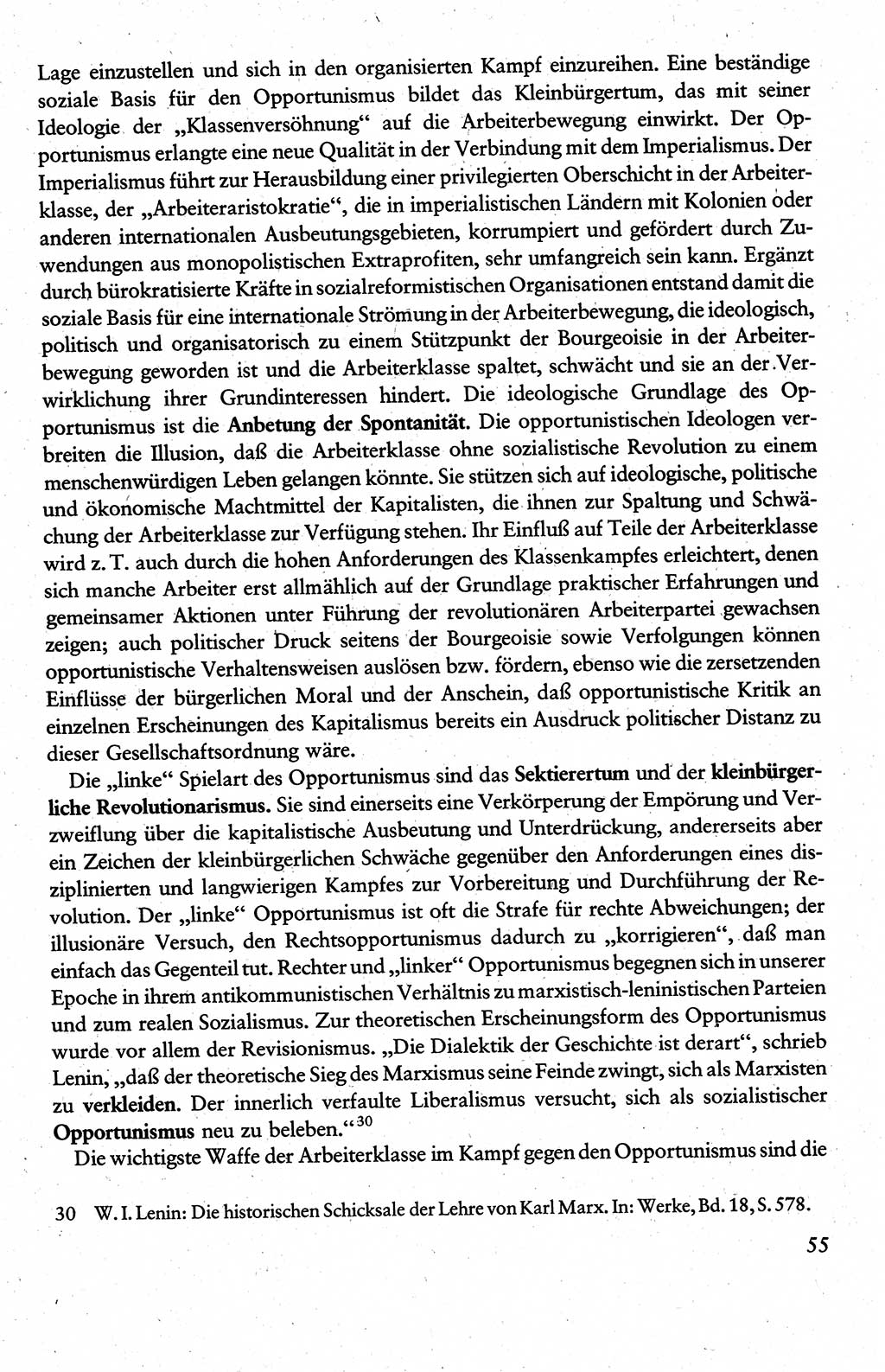 Wissenschaftlicher Kommunismus [Deutsche Demokratische Republik (DDR)], Lehrbuch für das marxistisch-leninistische Grundlagenstudium 1983, Seite 55 (Wiss. Komm. DDR Lb. 1983, S. 55)