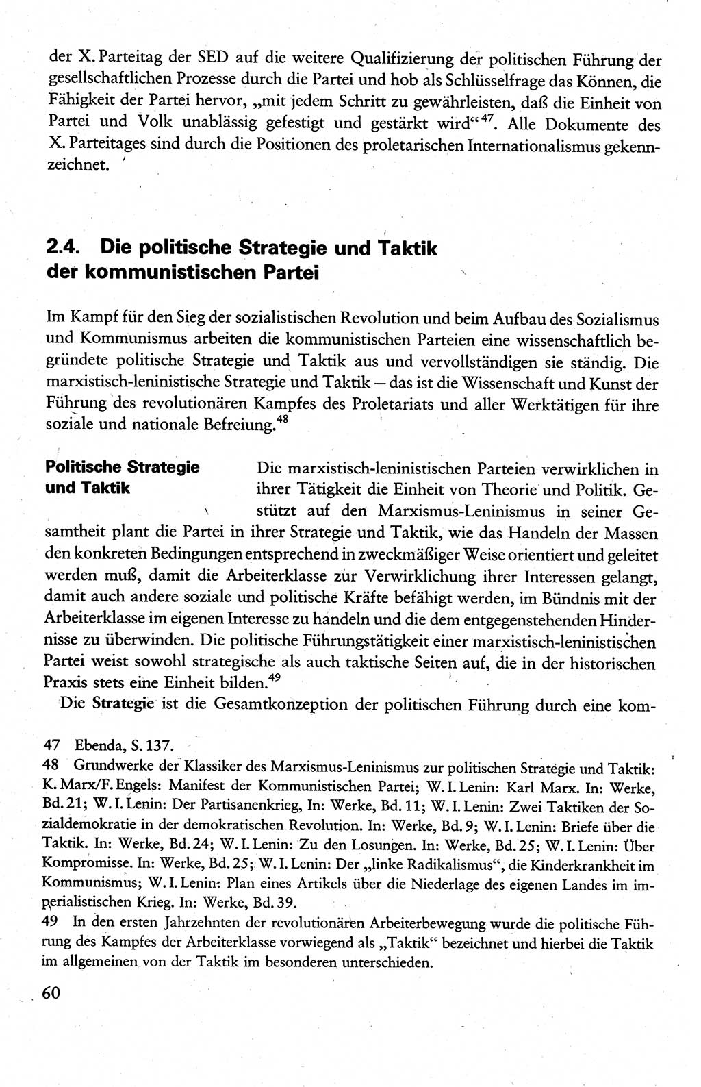 Wissenschaftlicher Kommunismus [Deutsche Demokratische Republik (DDR)], Lehrbuch für das marxistisch-leninistische Grundlagenstudium 1983, Seite 60 (Wiss. Komm. DDR Lb. 1983, S. 60)