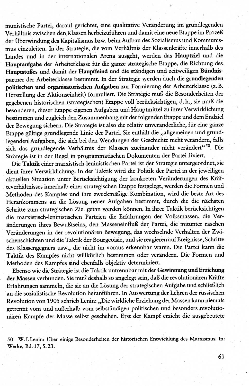 Wissenschaftlicher Kommunismus [Deutsche Demokratische Republik (DDR)], Lehrbuch für das marxistisch-leninistische Grundlagenstudium 1983, Seite 61 (Wiss. Komm. DDR Lb. 1983, S. 61)