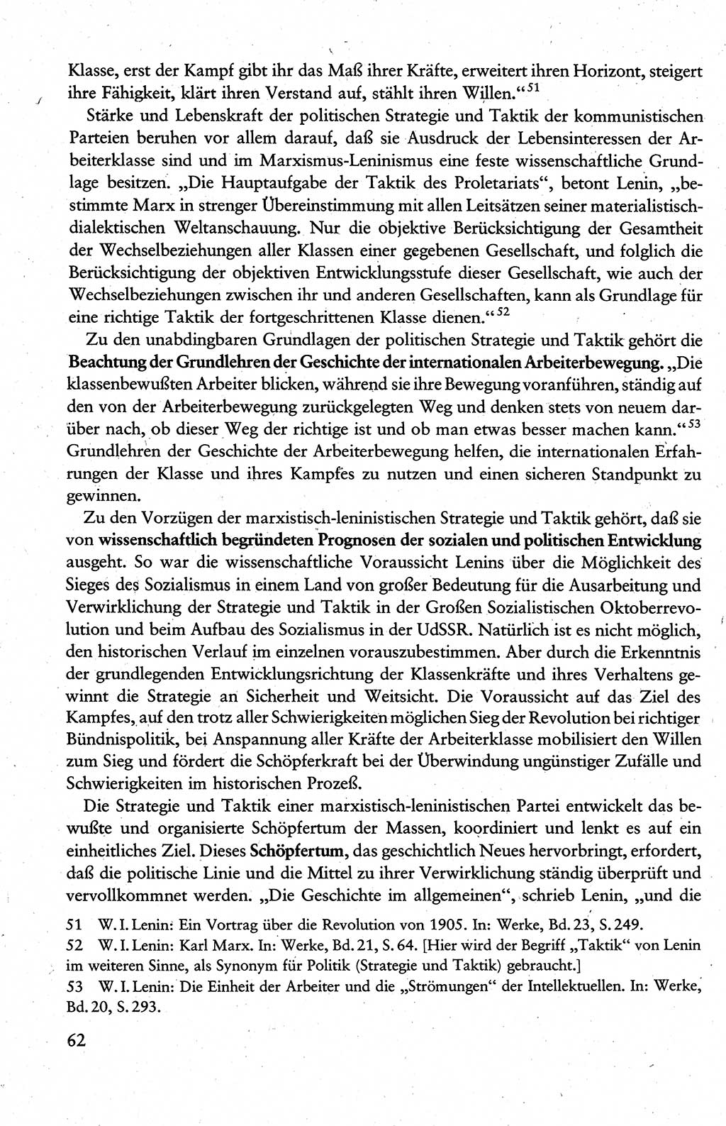 Wissenschaftlicher Kommunismus [Deutsche Demokratische Republik (DDR)], Lehrbuch für das marxistisch-leninistische Grundlagenstudium 1983, Seite 62 (Wiss. Komm. DDR Lb. 1983, S. 62)