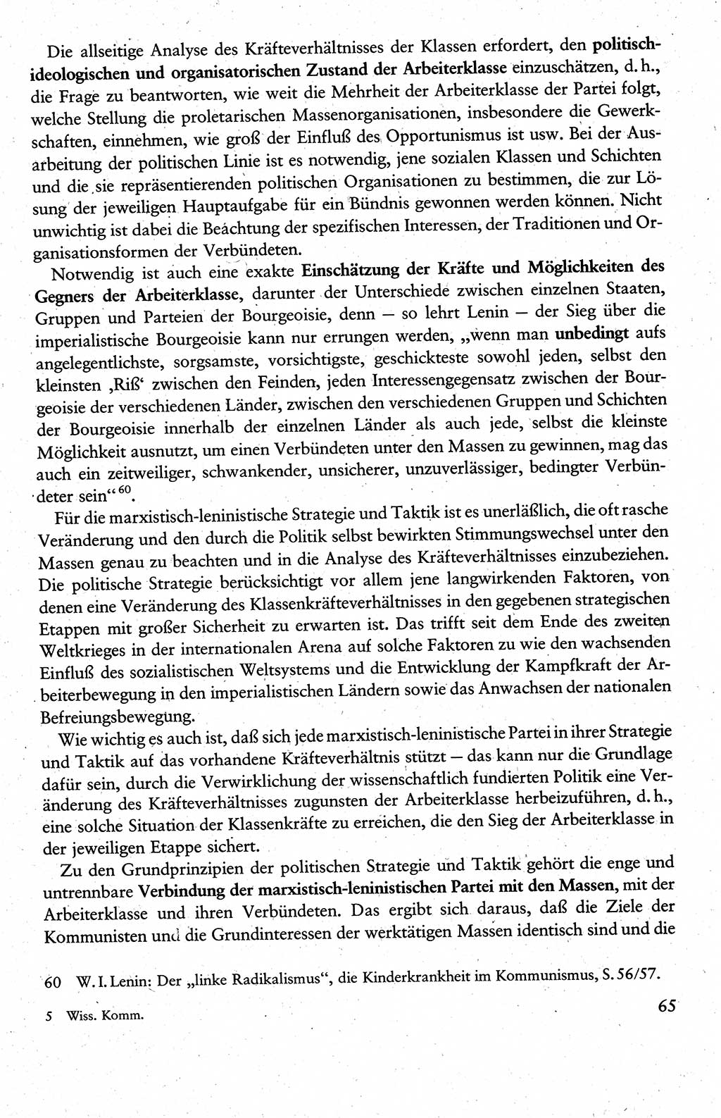 Wissenschaftlicher Kommunismus [Deutsche Demokratische Republik (DDR)], Lehrbuch für das marxistisch-leninistische Grundlagenstudium 1983, Seite 65 (Wiss. Komm. DDR Lb. 1983, S. 65)