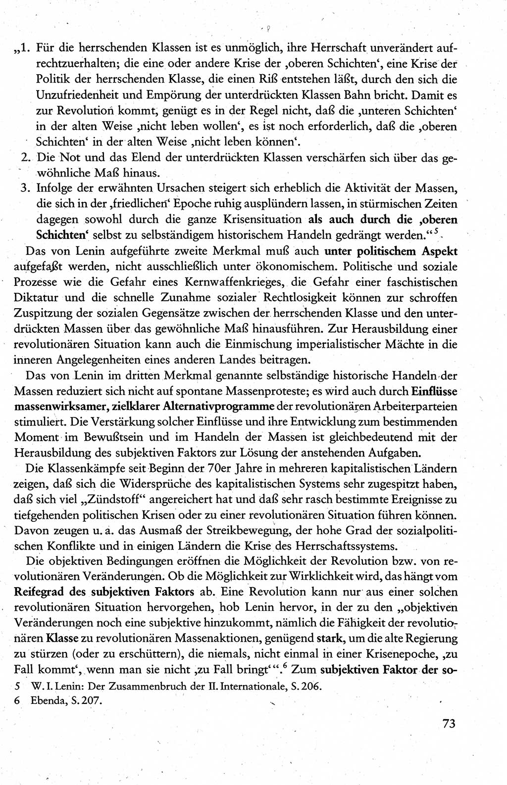 Wissenschaftlicher Kommunismus [Deutsche Demokratische Republik (DDR)], Lehrbuch für das marxistisch-leninistische Grundlagenstudium 1983, Seite 73 (Wiss. Komm. DDR Lb. 1983, S. 73)