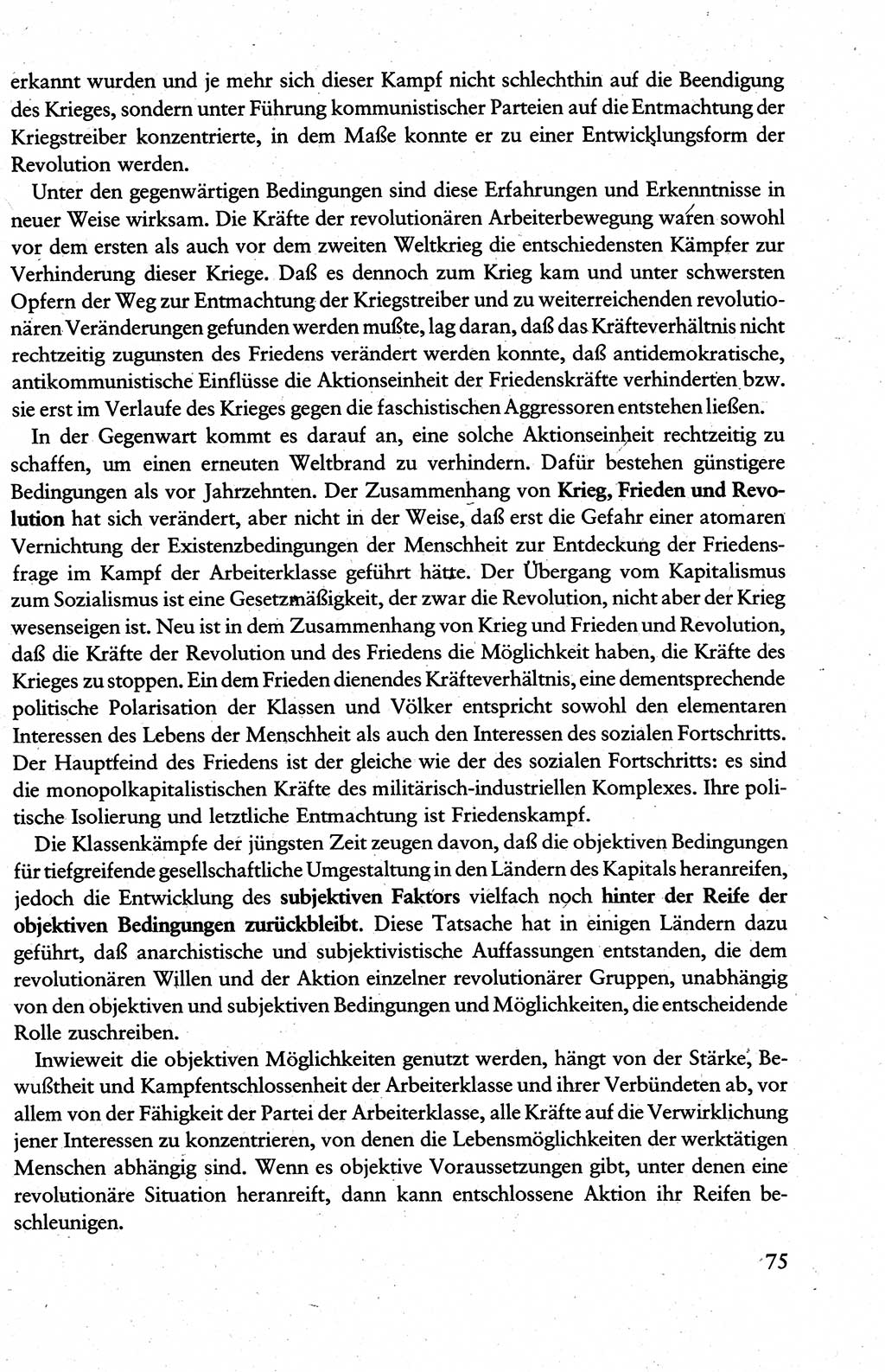 Wissenschaftlicher Kommunismus [Deutsche Demokratische Republik (DDR)], Lehrbuch für das marxistisch-leninistische Grundlagenstudium 1983, Seite 75 (Wiss. Komm. DDR Lb. 1983, S. 75)