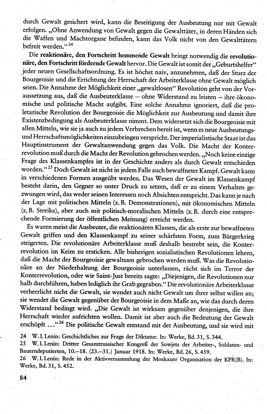 Wissenschaftlicher Kommunismus [Deutsche Demokratische Republik (DDR)], Lehrbuch für das marxistisch-leninistische Grundlagenstudium 1983, Seite 84 (Wiss. Komm. DDR Lb. 1983, S. 84)