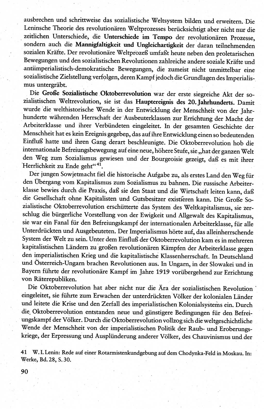 Wissenschaftlicher Kommunismus [Deutsche Demokratische Republik (DDR)], Lehrbuch für das marxistisch-leninistische Grundlagenstudium 1983, Seite 90 (Wiss. Komm. DDR Lb. 1983, S. 90)