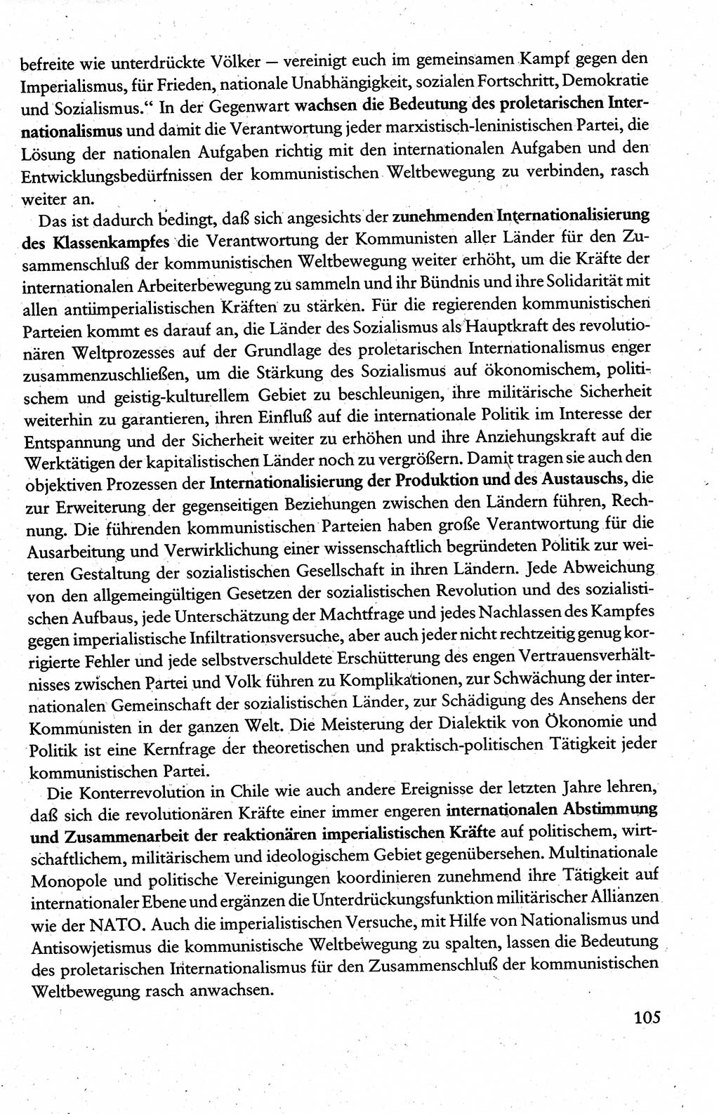 Wissenschaftlicher Kommunismus [Deutsche Demokratische Republik (DDR)], Lehrbuch für das marxistisch-leninistische Grundlagenstudium 1983, Seite 105 (Wiss. Komm. DDR Lb. 1983, S. 105)